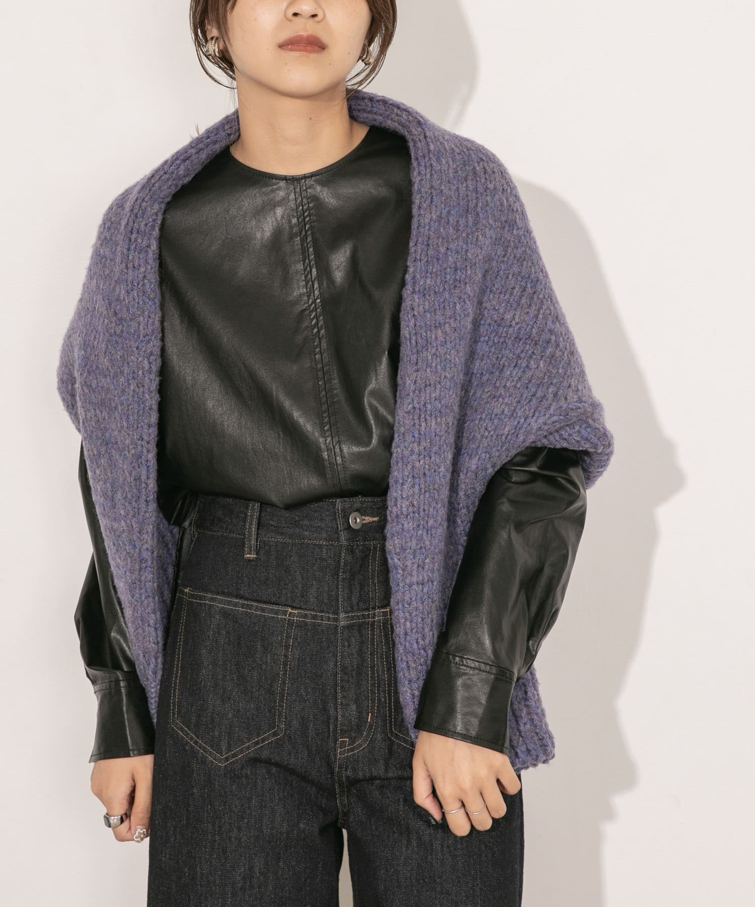 身長：165cm サイズ：one