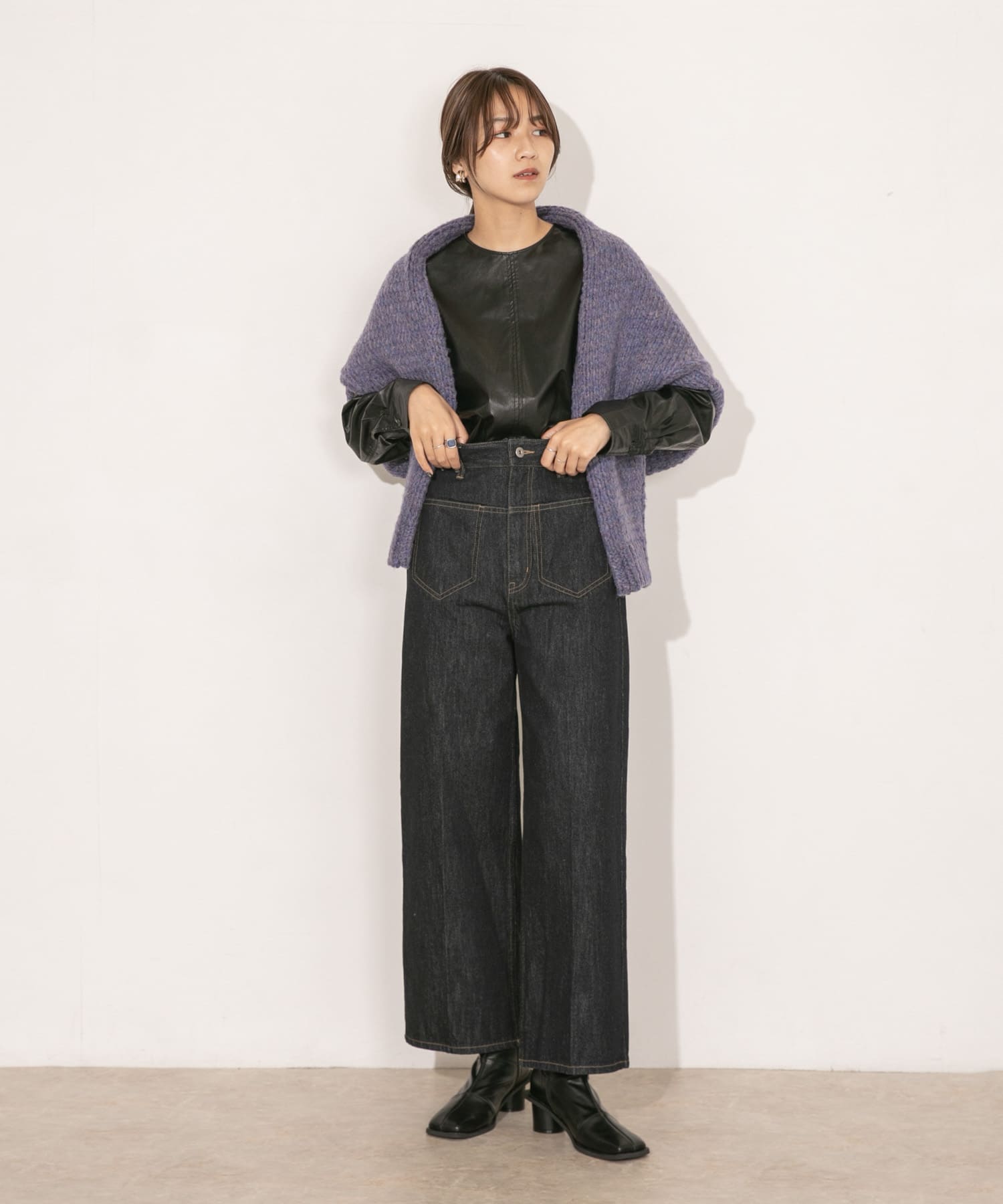 身長：165cm サイズ：one