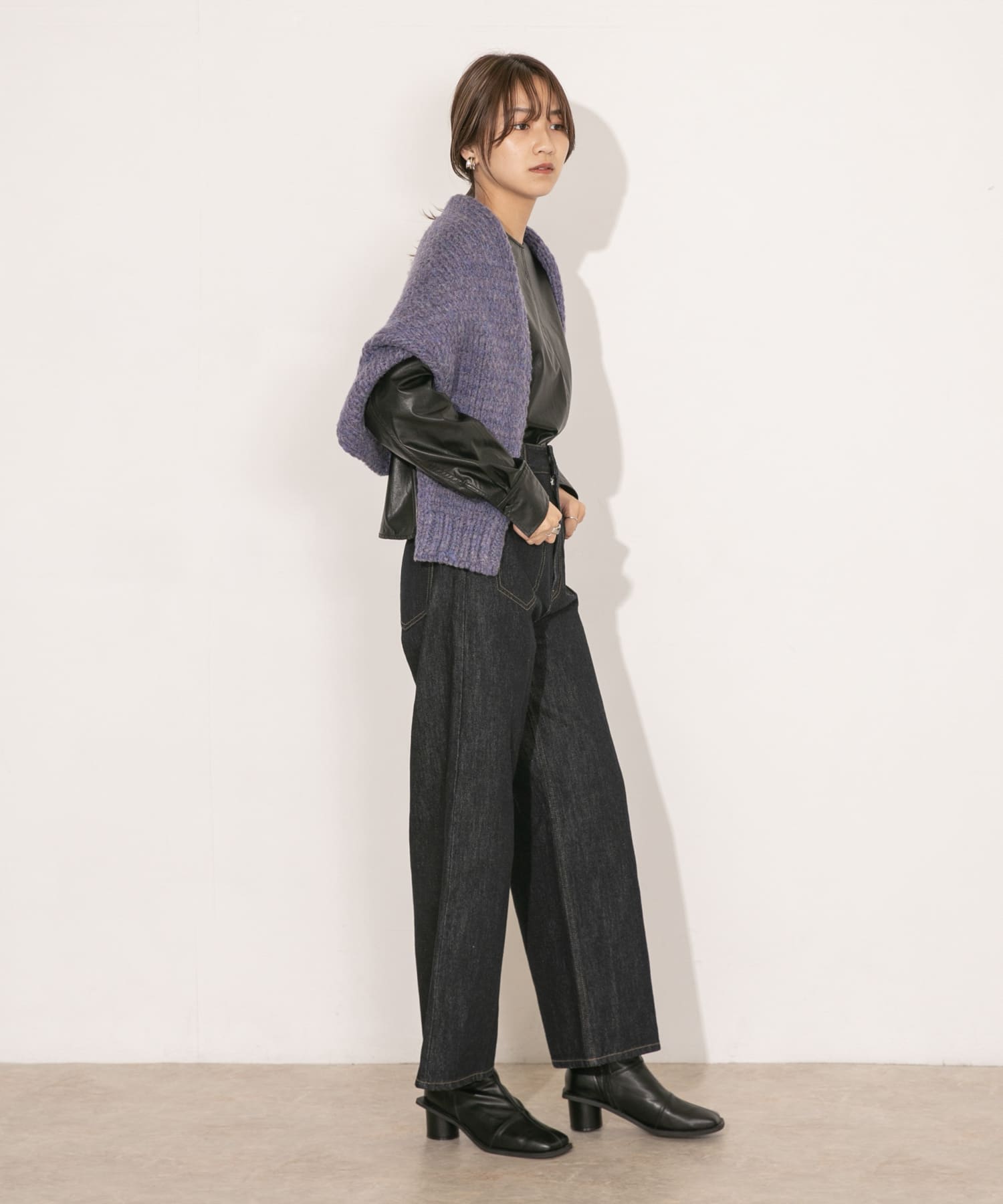 身長：165cm サイズ：one