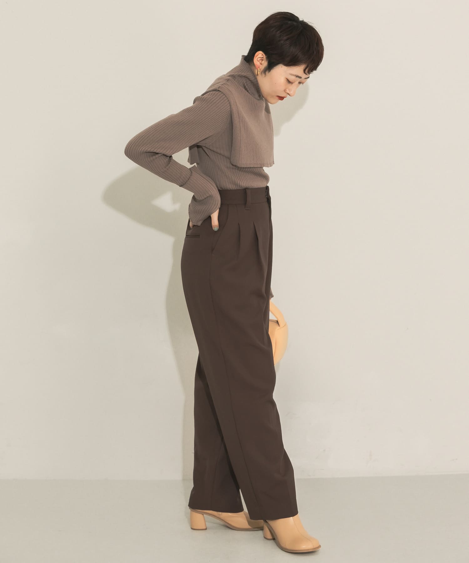 身長：155cm サイズ：one