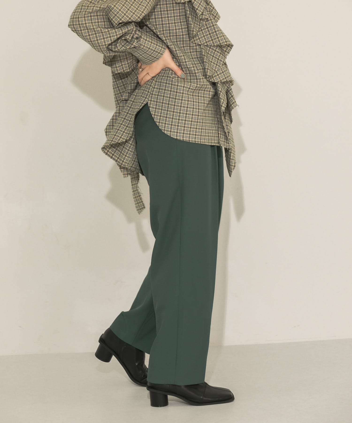 身長：155cm サイズ：one