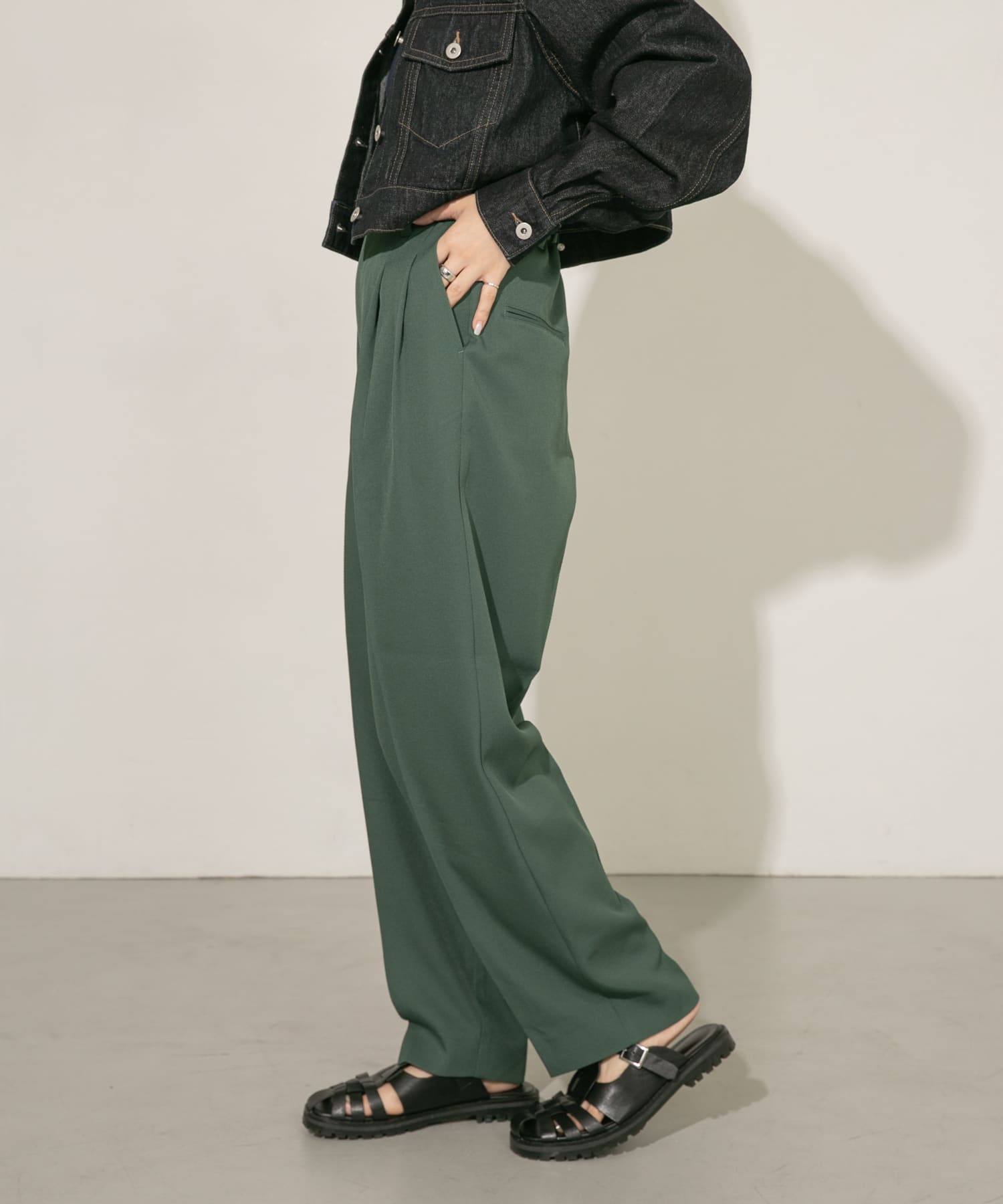 身長：160cm サイズ：one