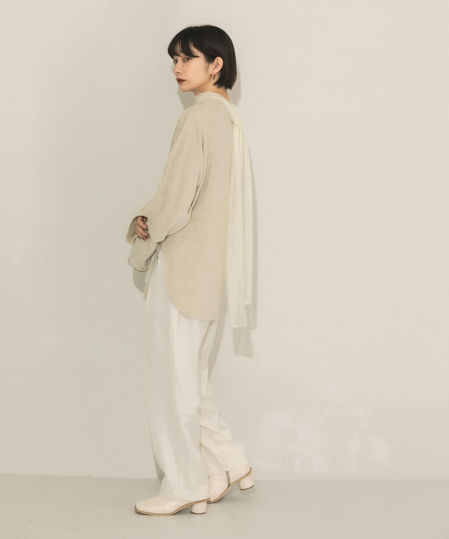 身長：159cm サイズ：one