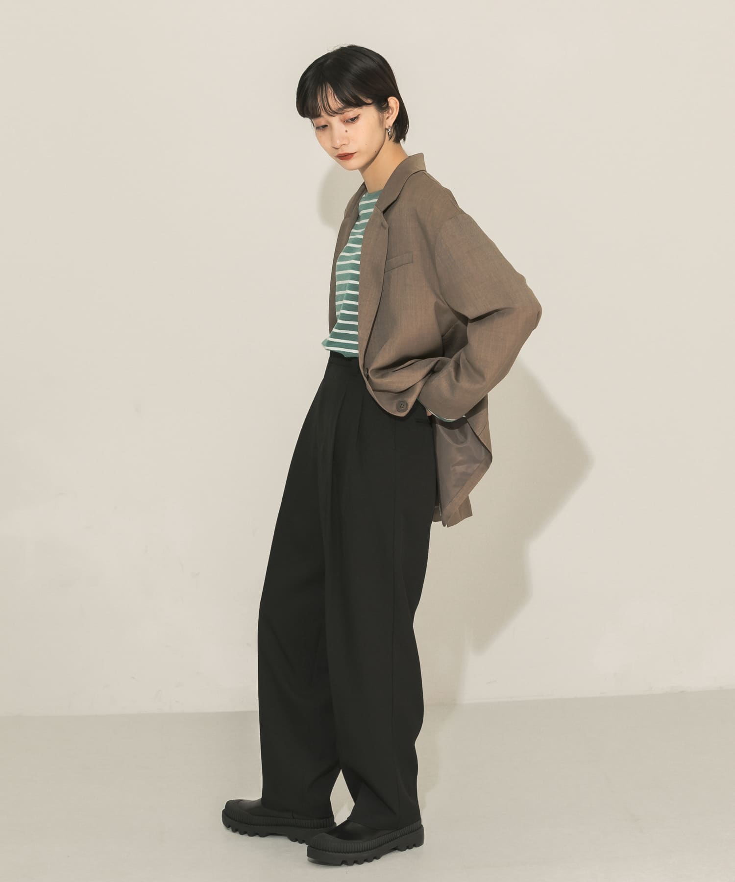 身長：159cm サイズ：one