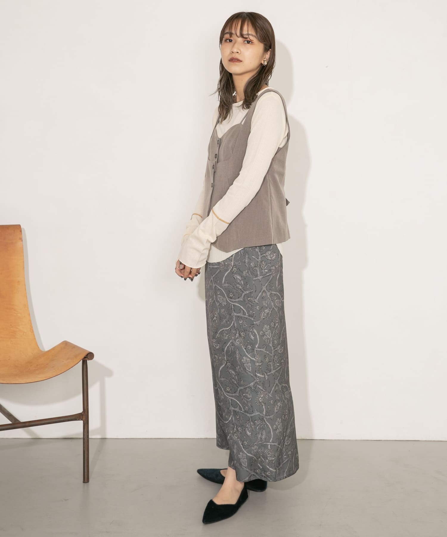 身長：165cm サイズ：one