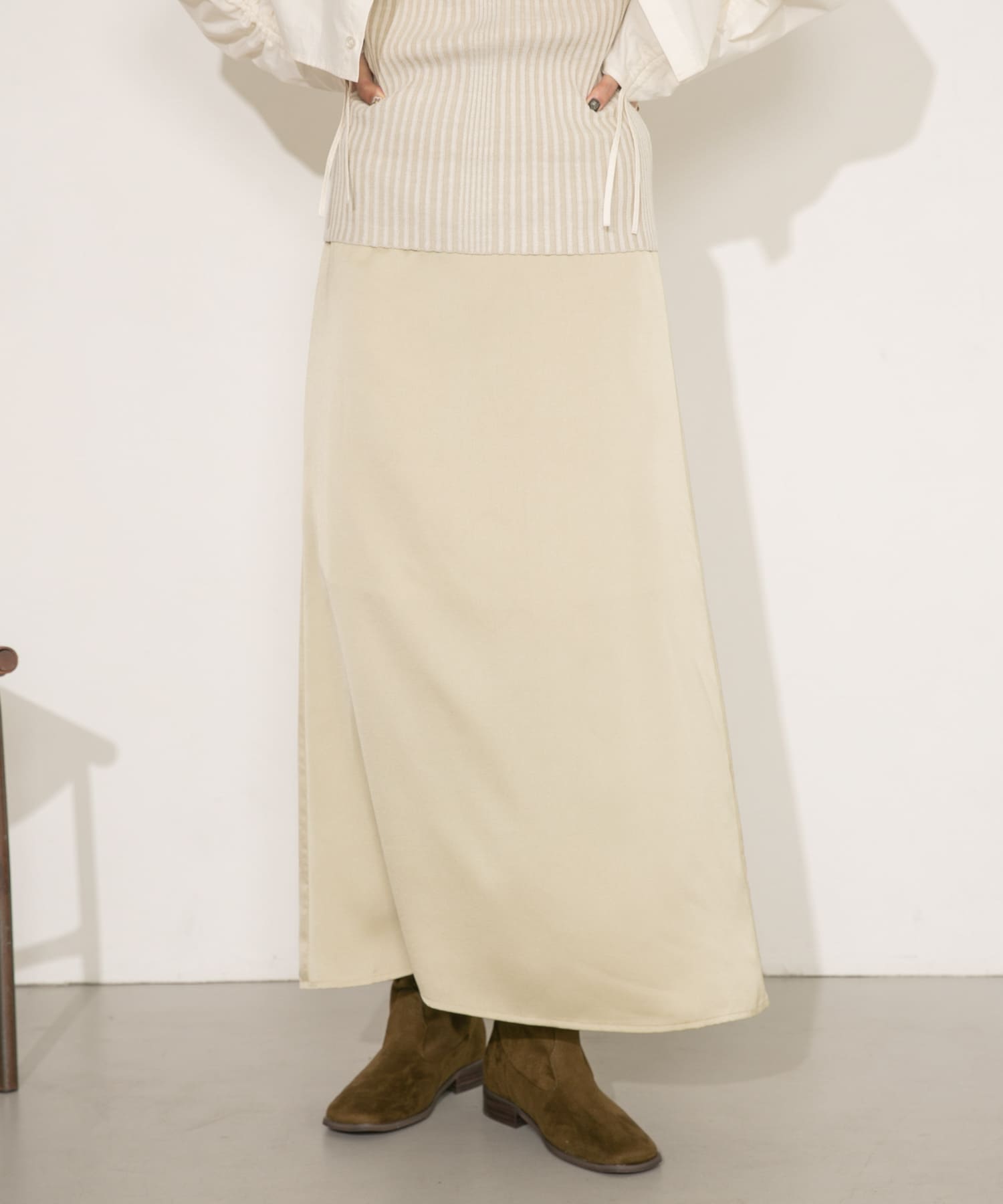 身長：165cm サイズ：one