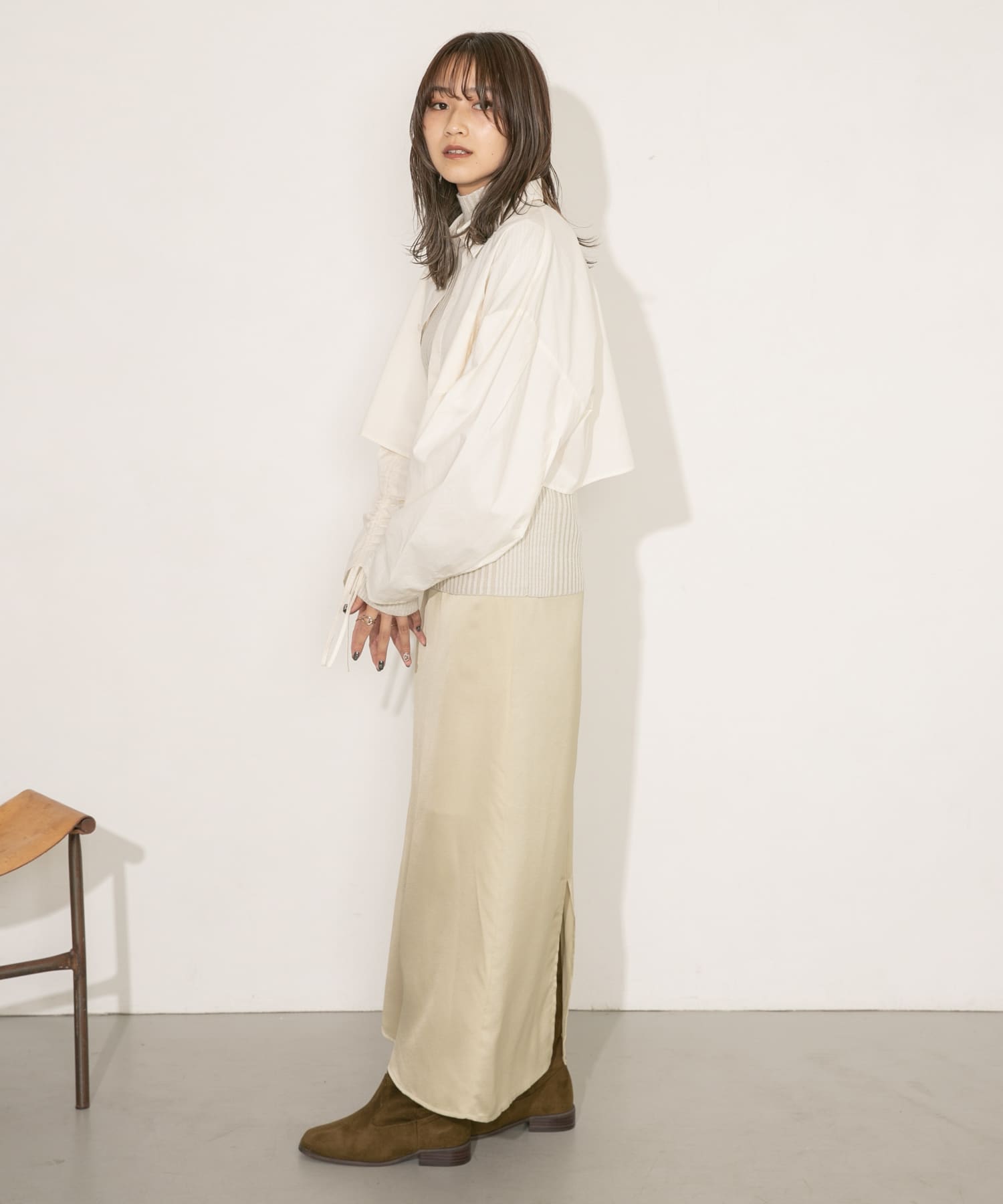 身長：165cm サイズ：one