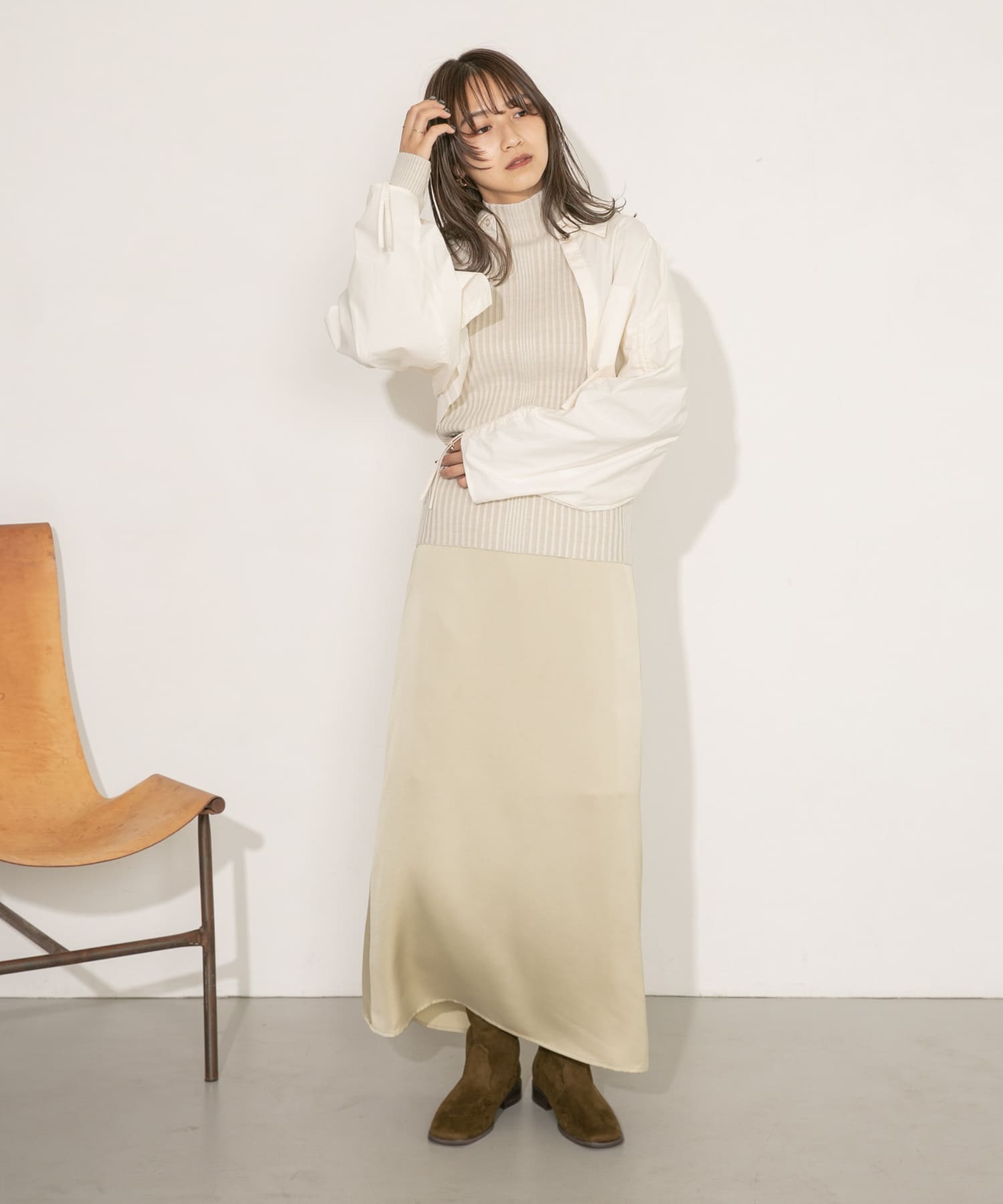 身長：165cm サイズ：one