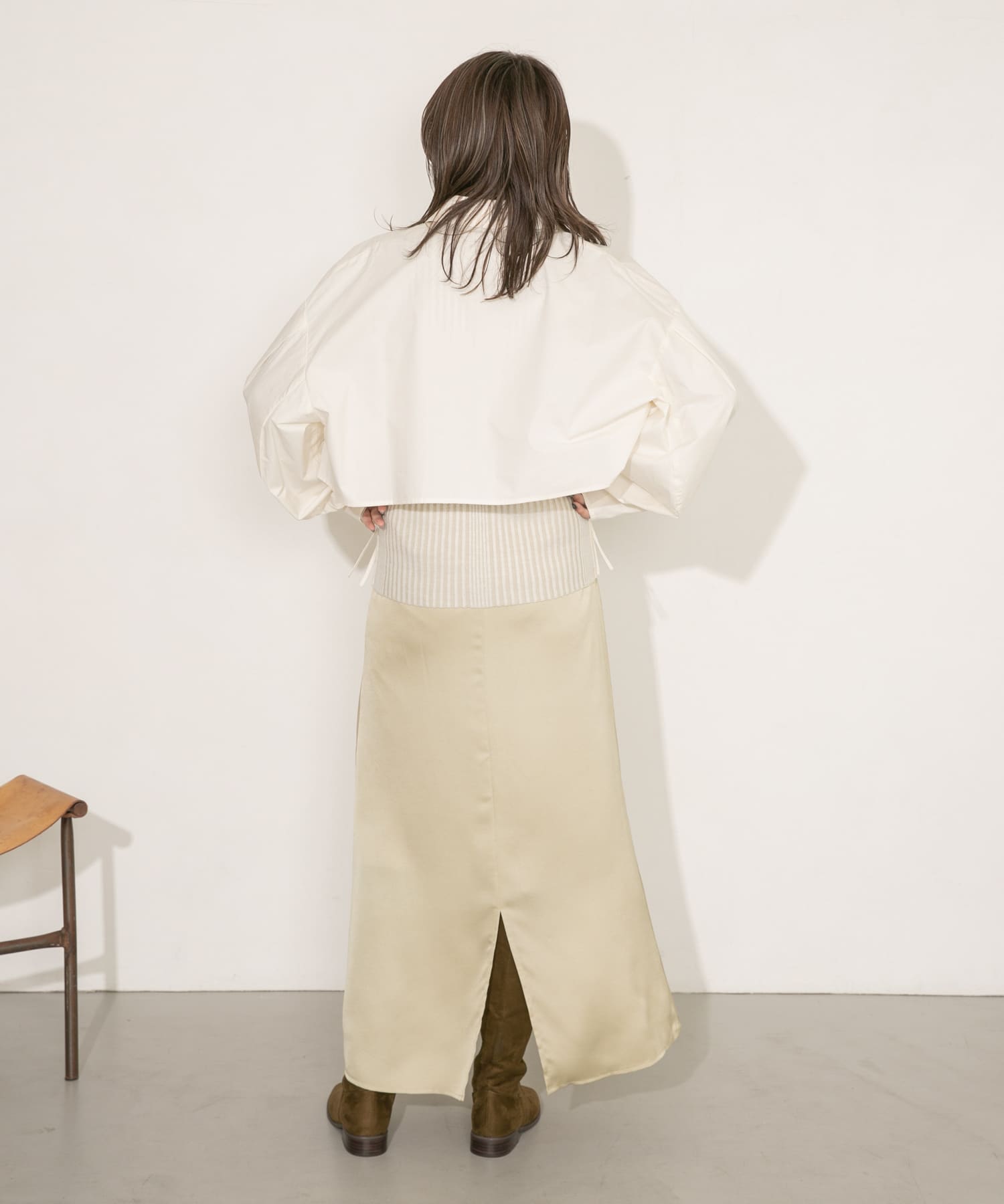 身長：165cm サイズ：one