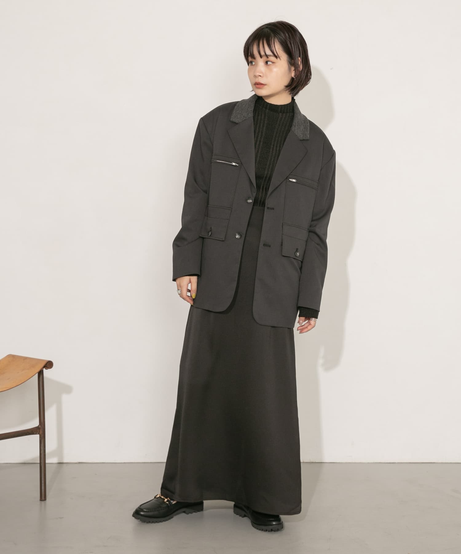身長：160cm サイズ：one