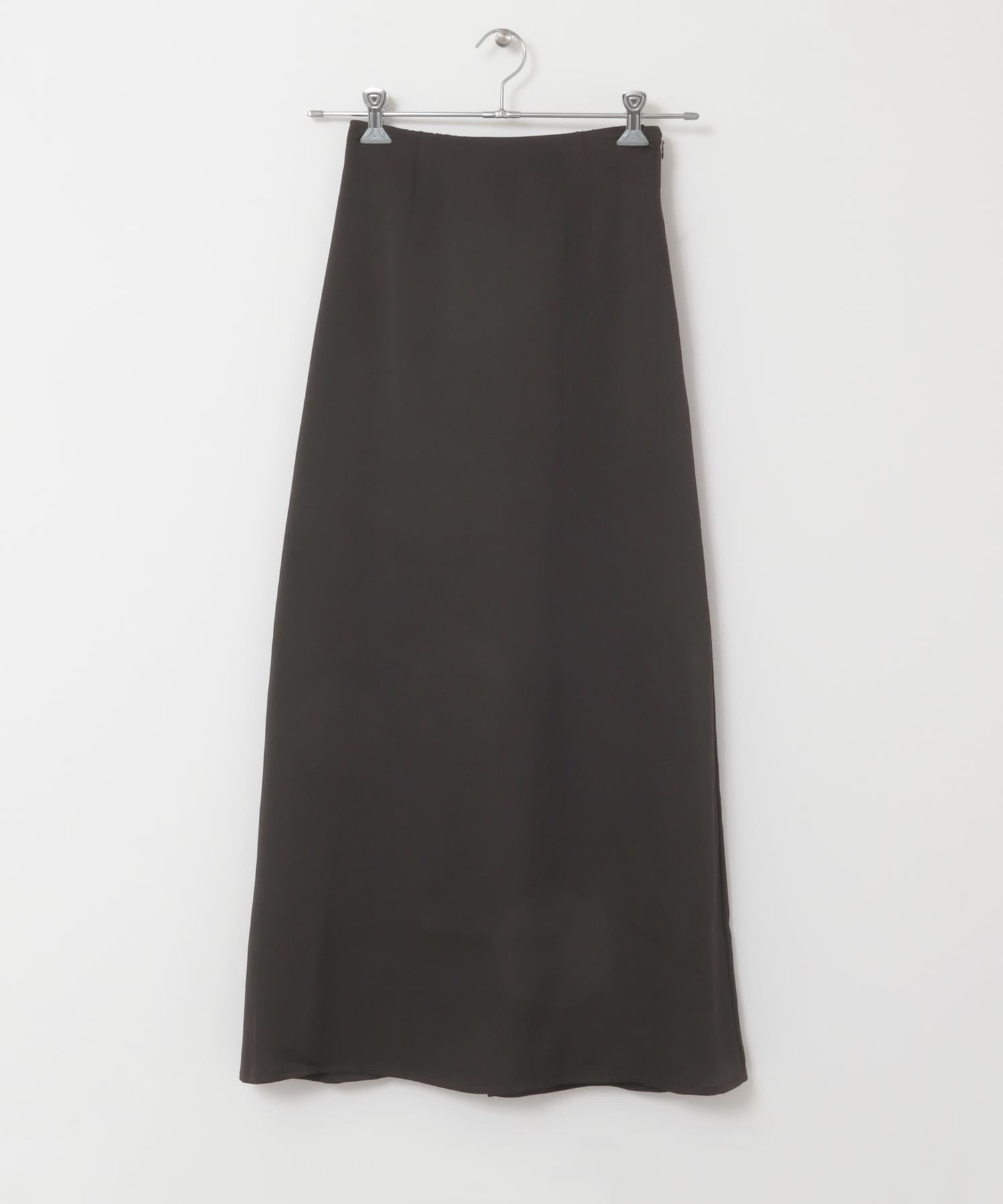 Aラインロングスカート BLACK one
