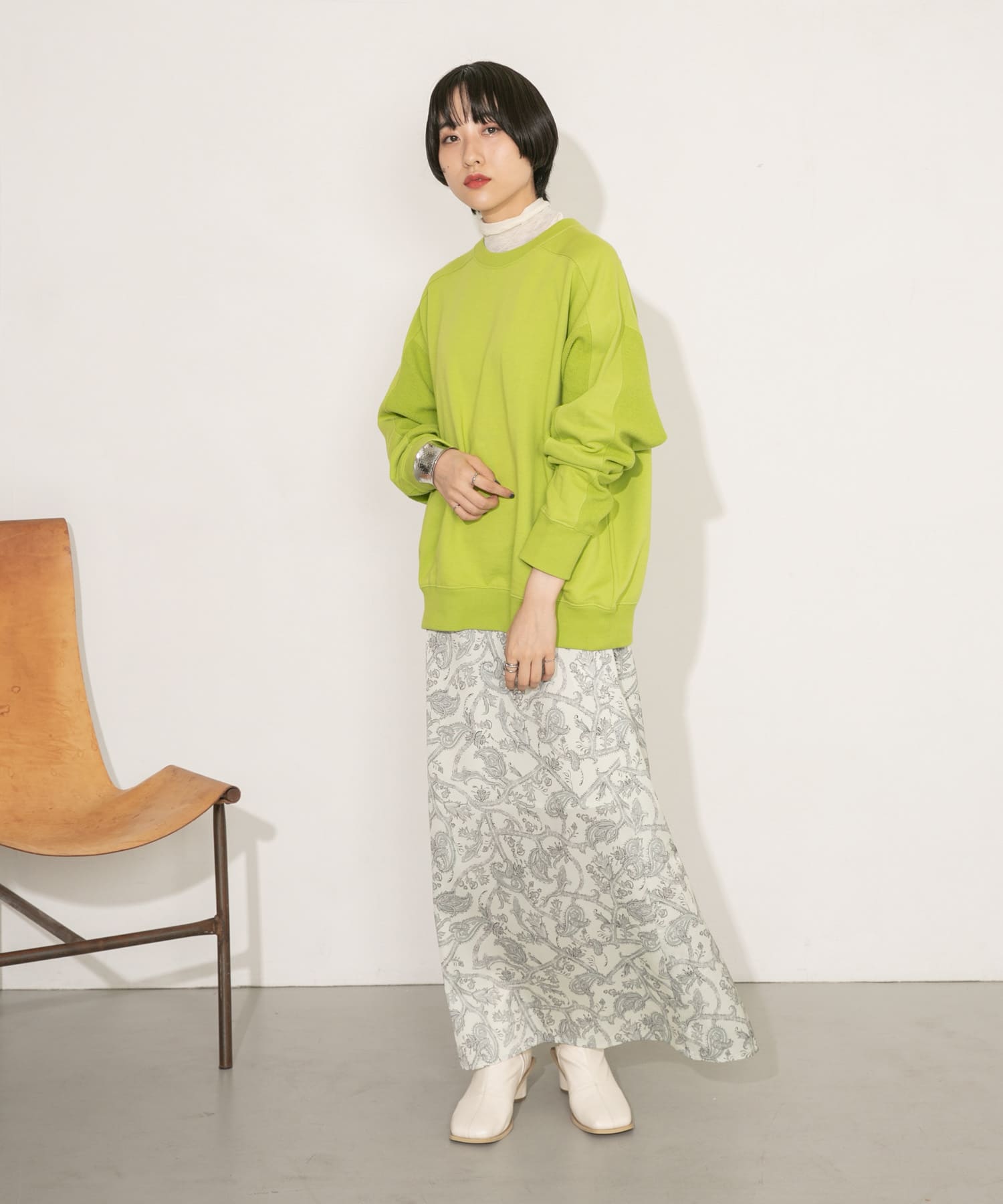 身長：160cm サイズ：one
