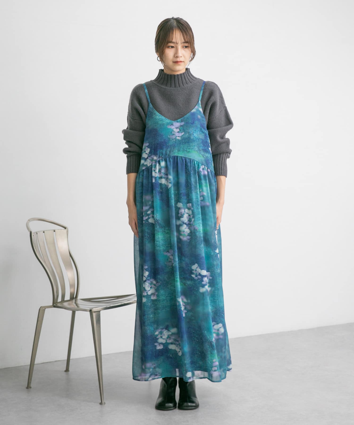 身長：165cm サイズ：one