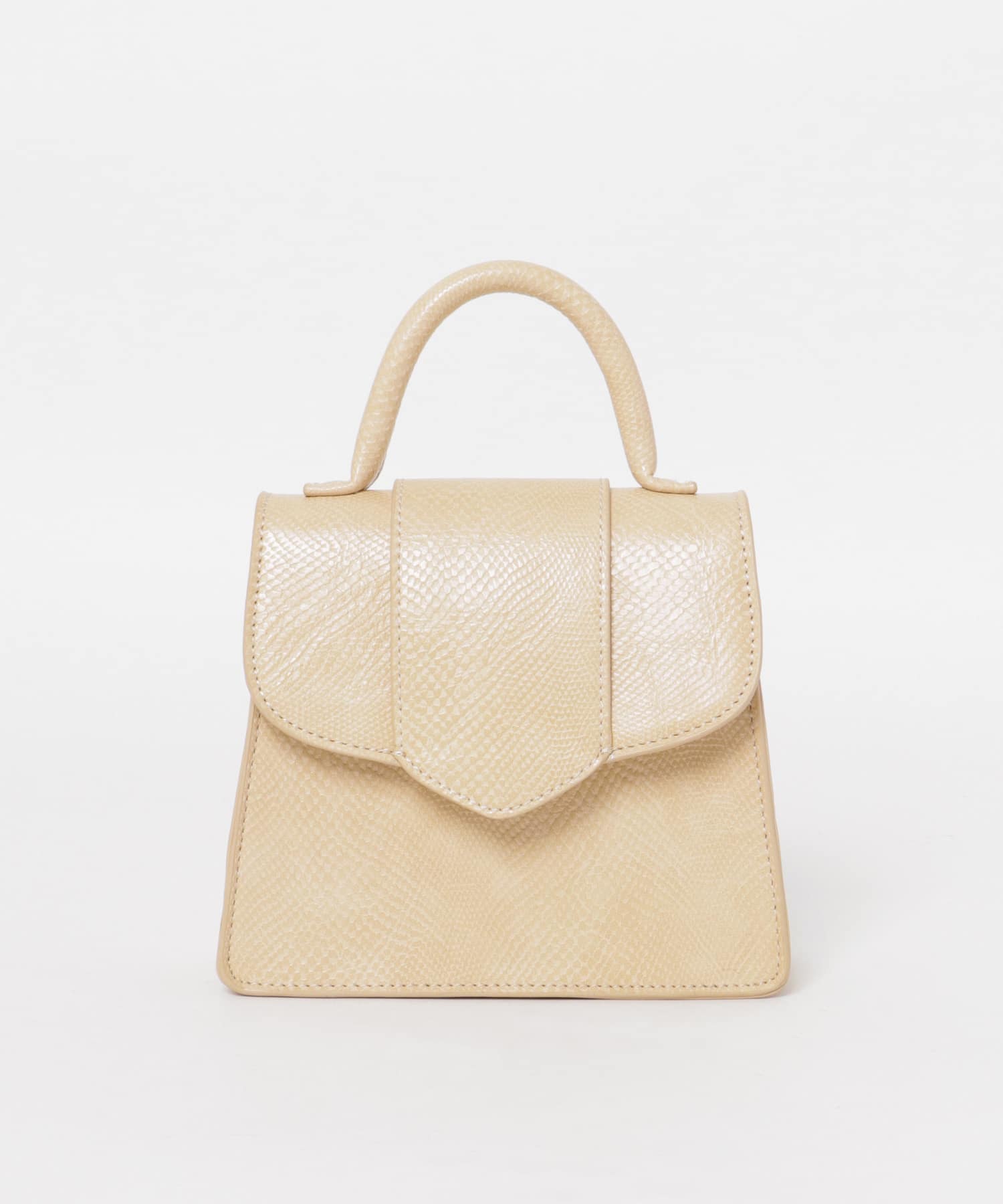 ワンハンドル2WAYミニBAG L.BEIGE one