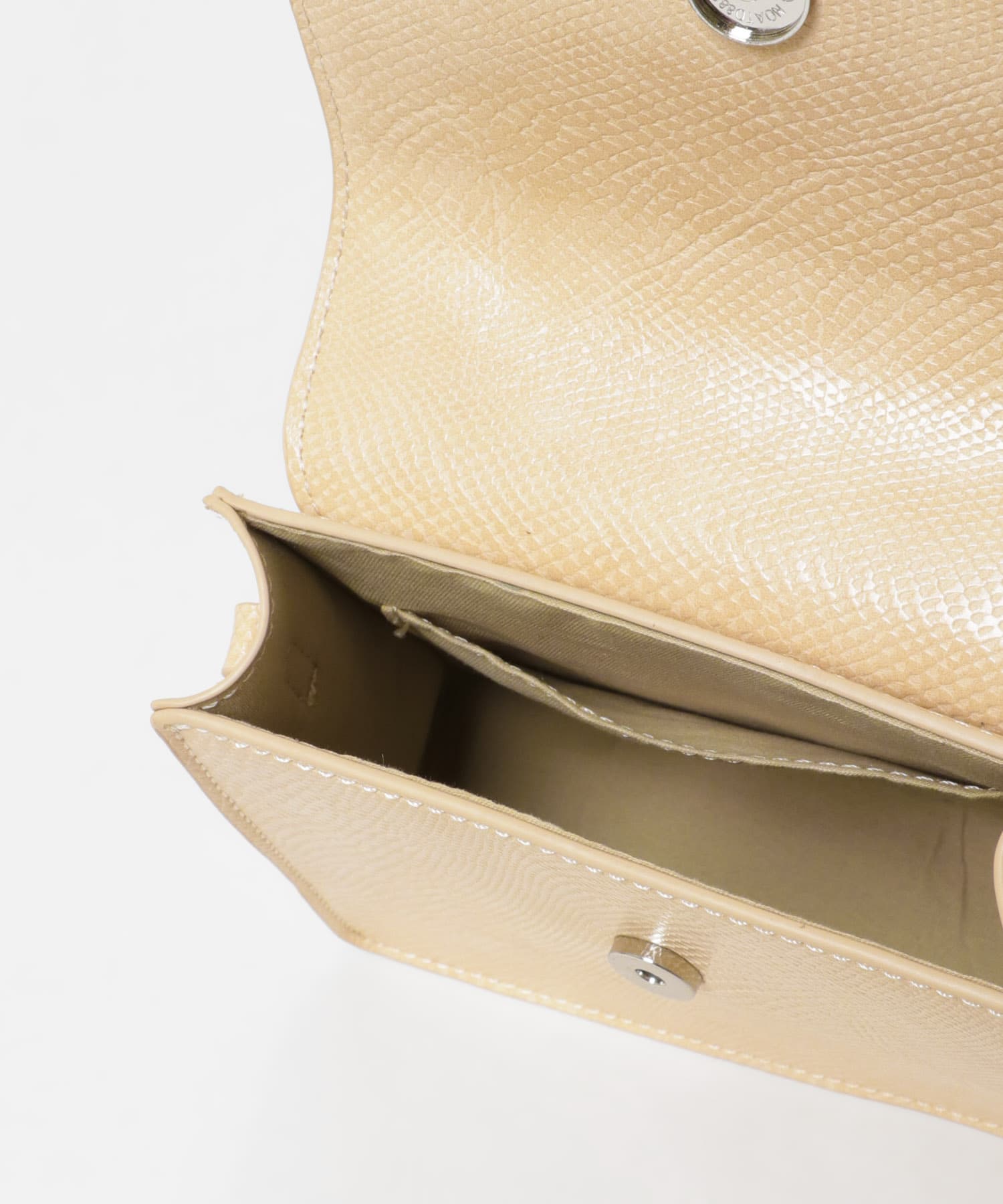 ワンハンドル2WAYミニBAG L.BEIGE one
