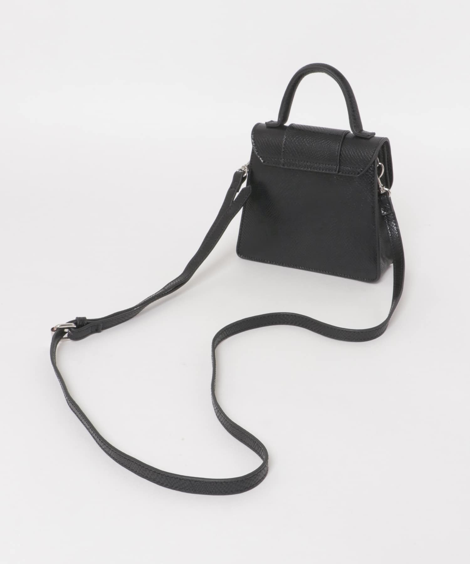 ワンハンドル2WAYミニBAG BLACK one