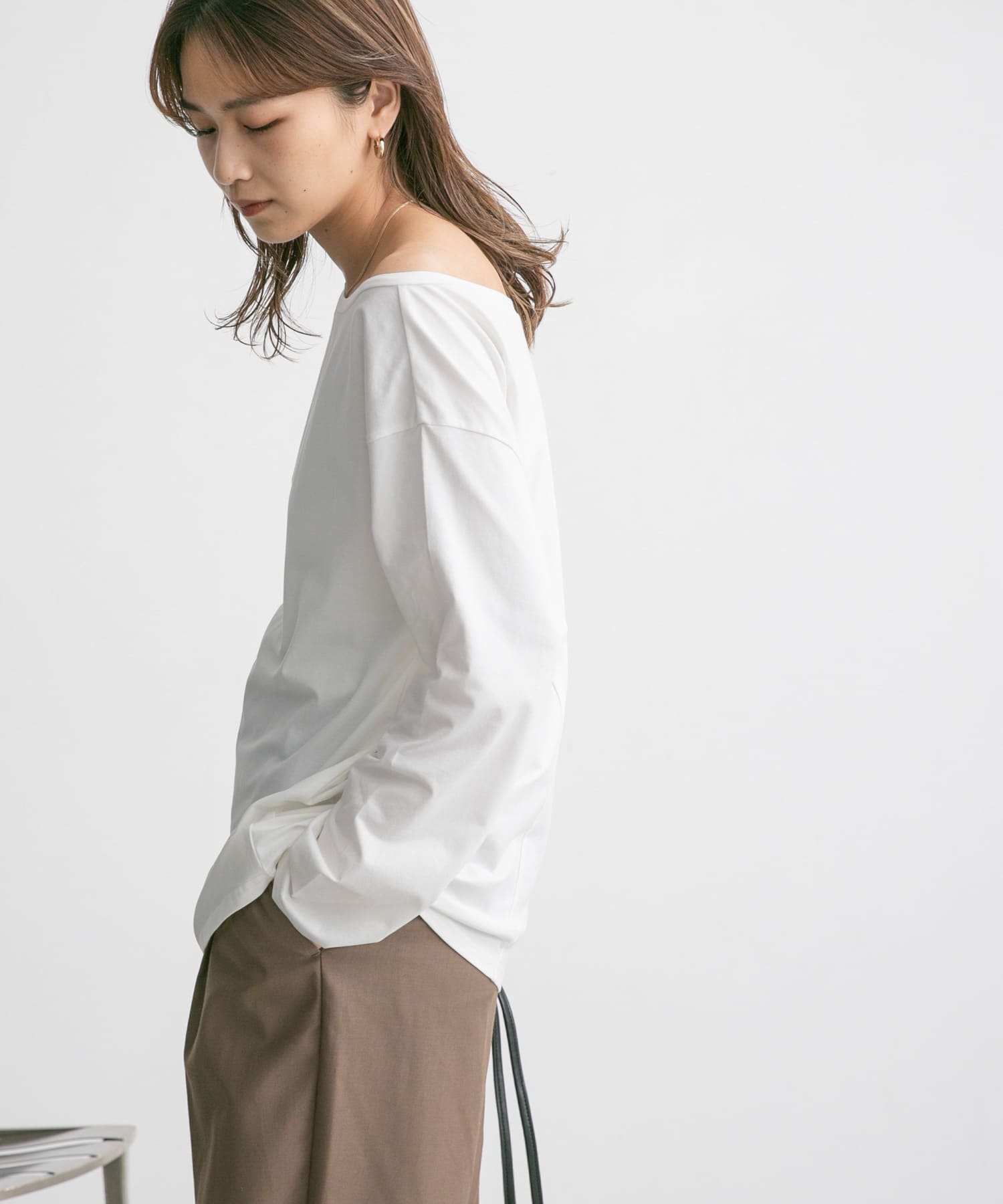 身長：165cm サイズ：one