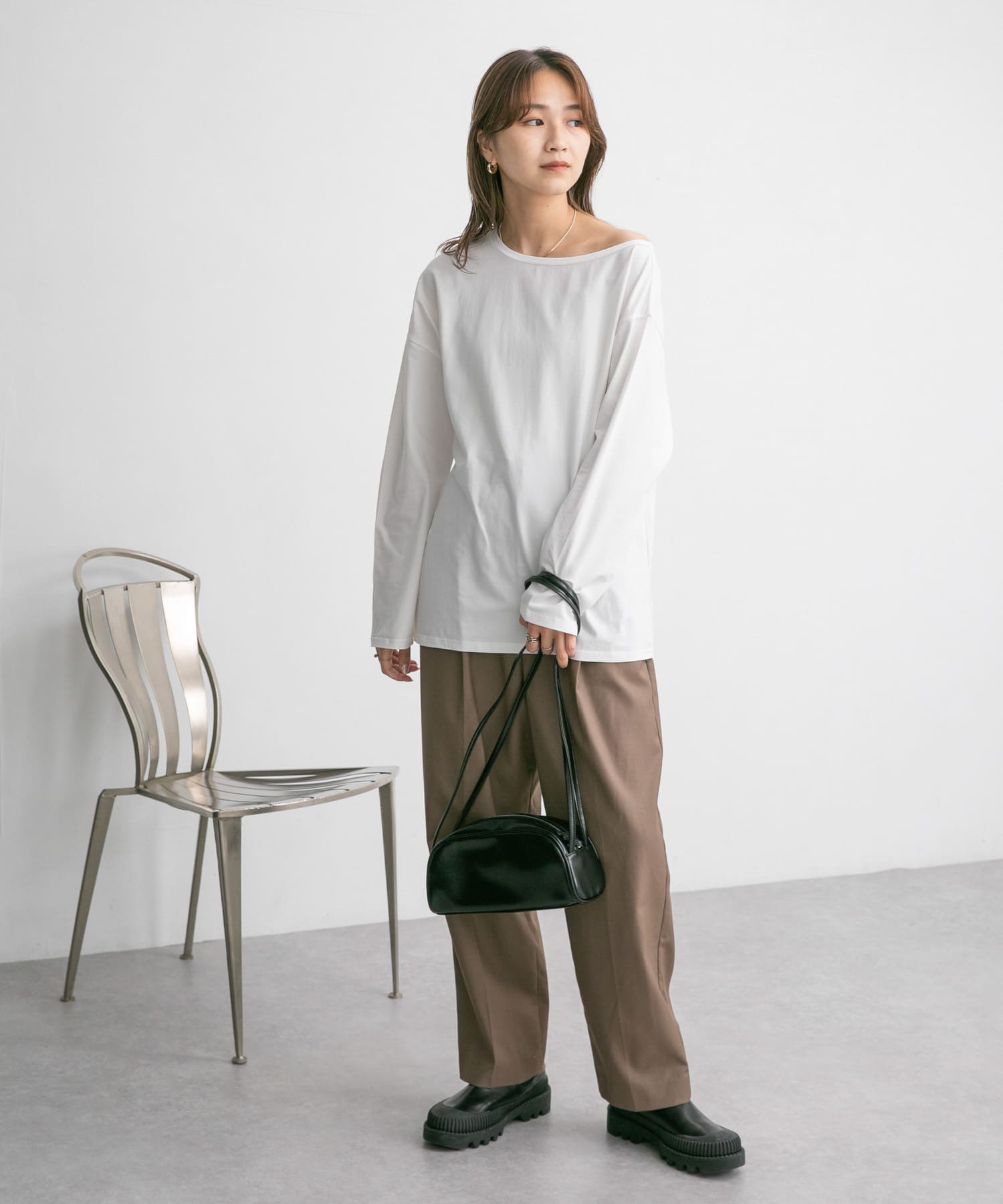 身長：165cm サイズ：one