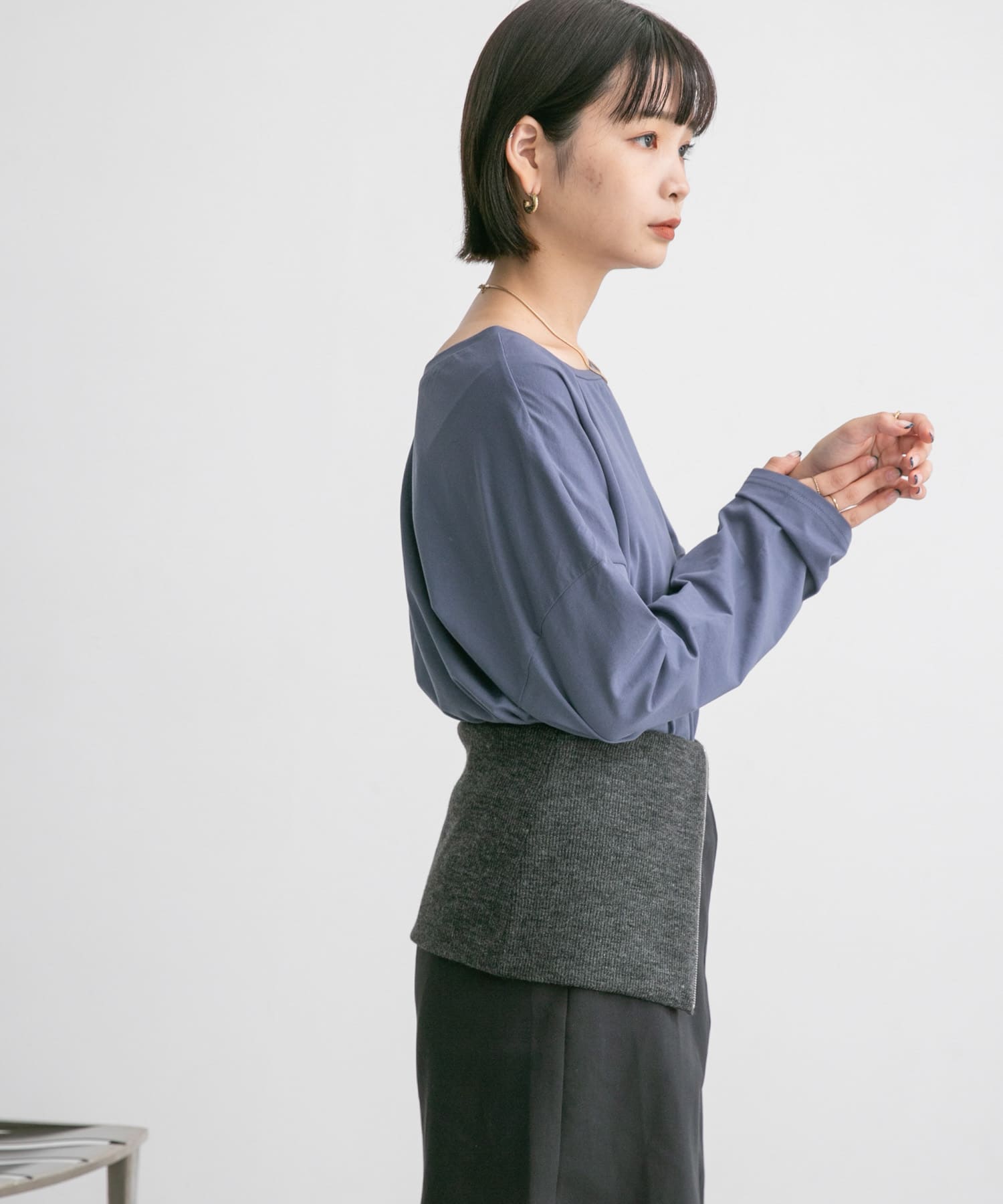身長：160cm サイズ：one