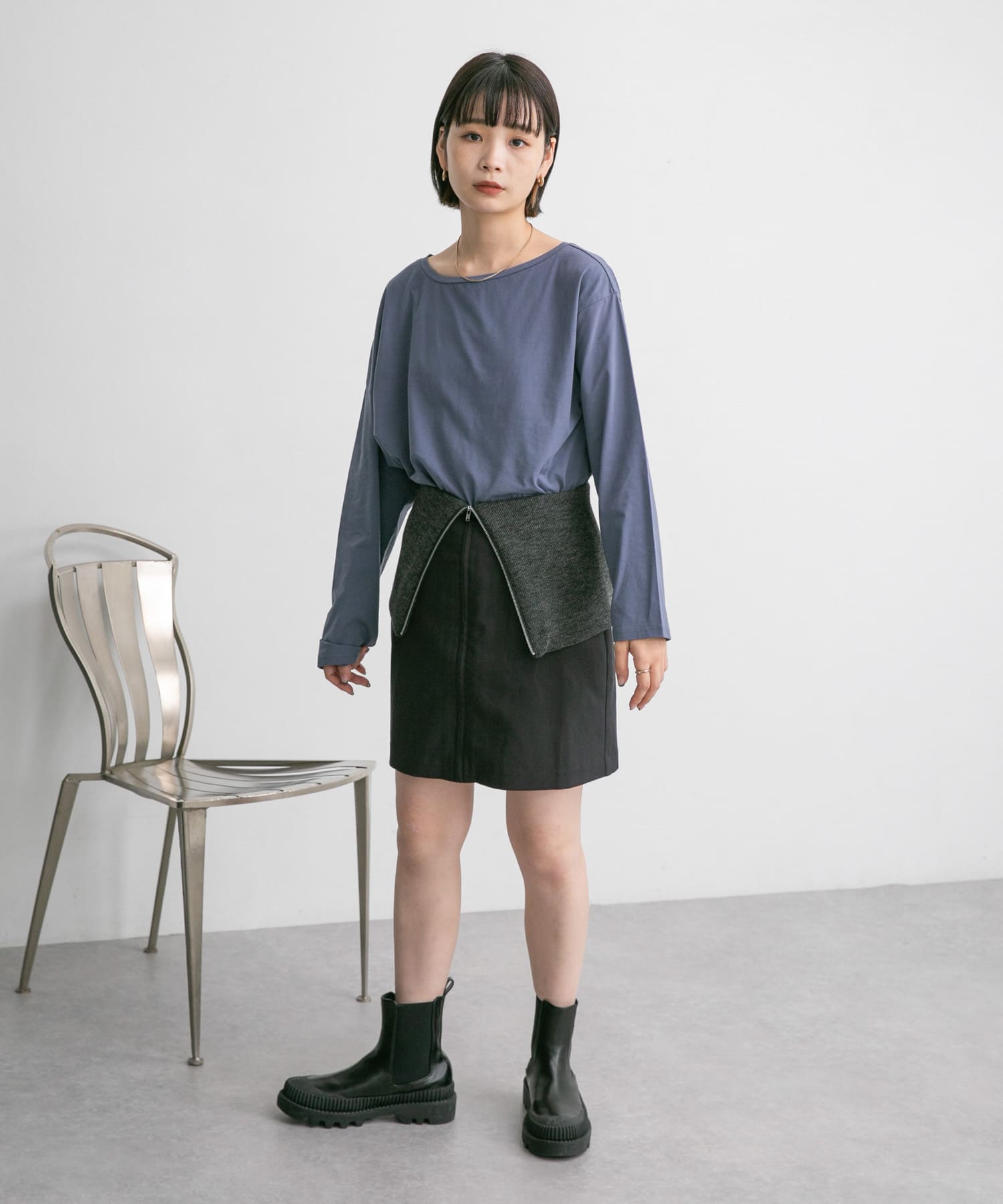 身長：160cm サイズ：one
