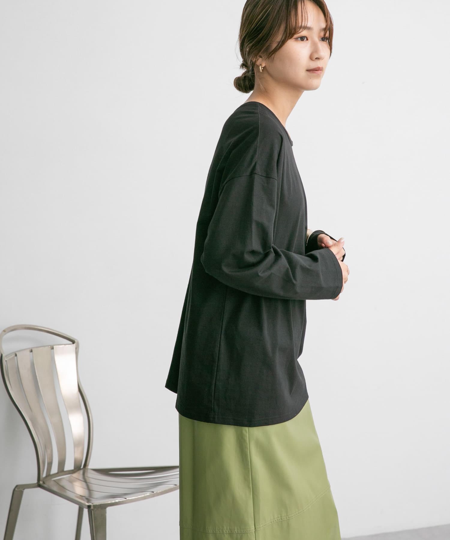 身長：165cm サイズ：one
