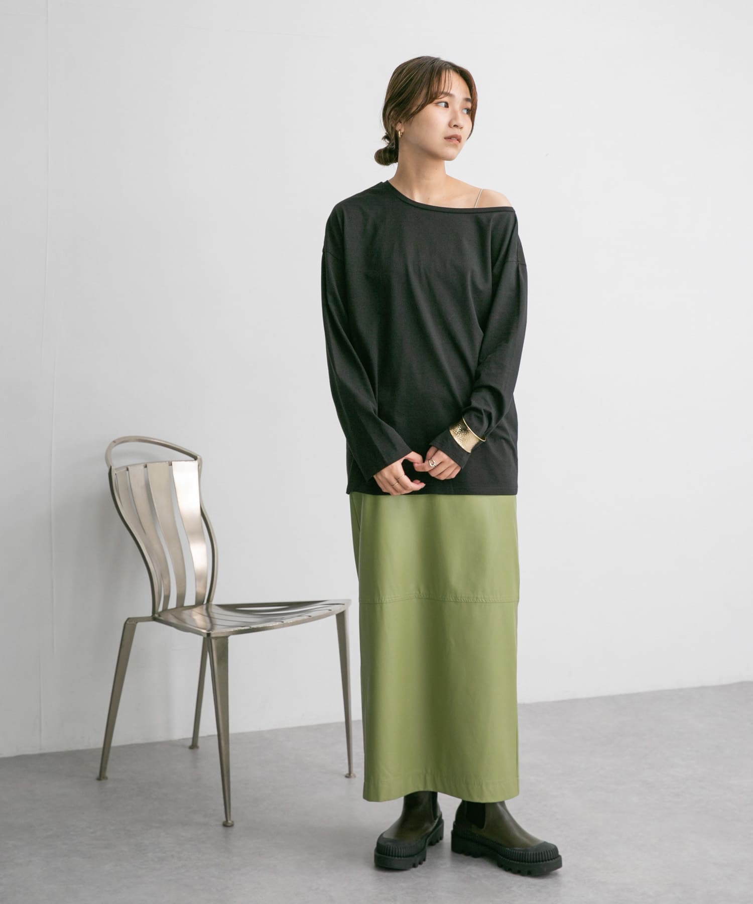 身長：165cm サイズ：one