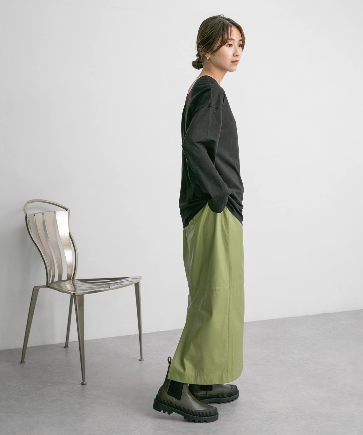 身長：165cm サイズ：one