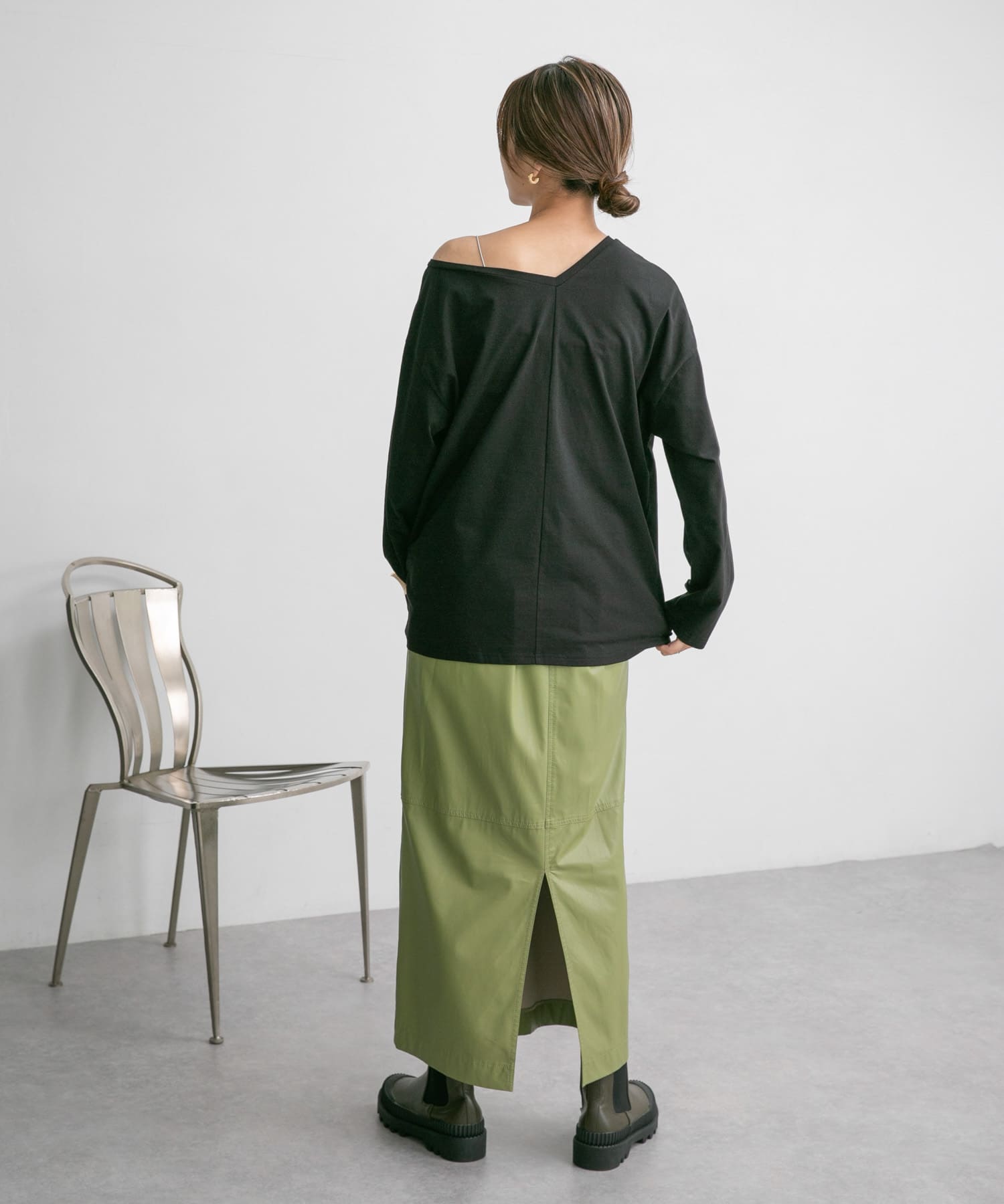 身長：165cm サイズ：one