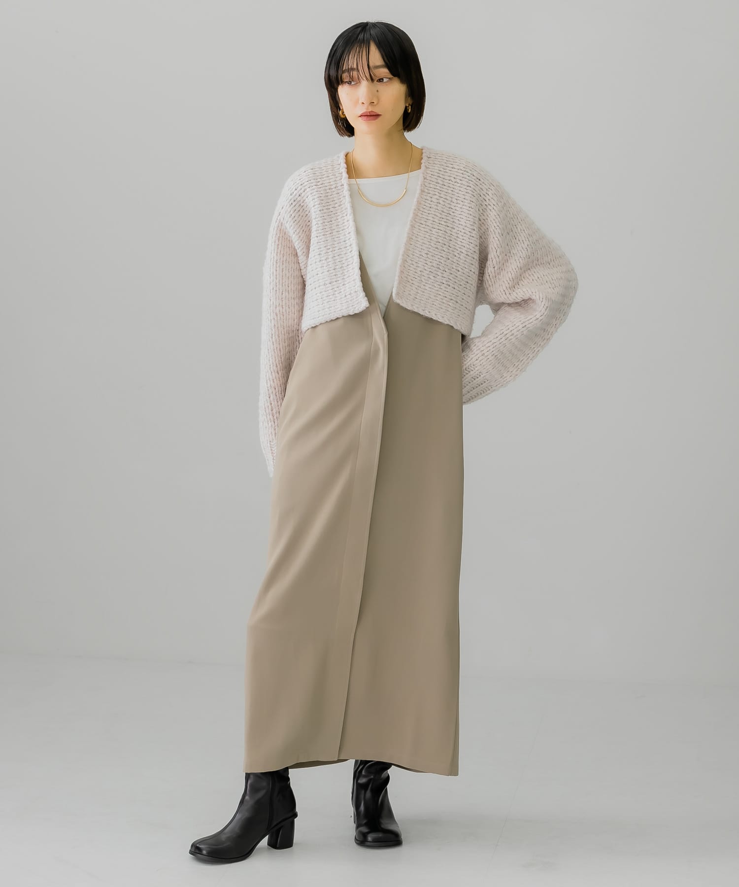 身長：159cm サイズ：one