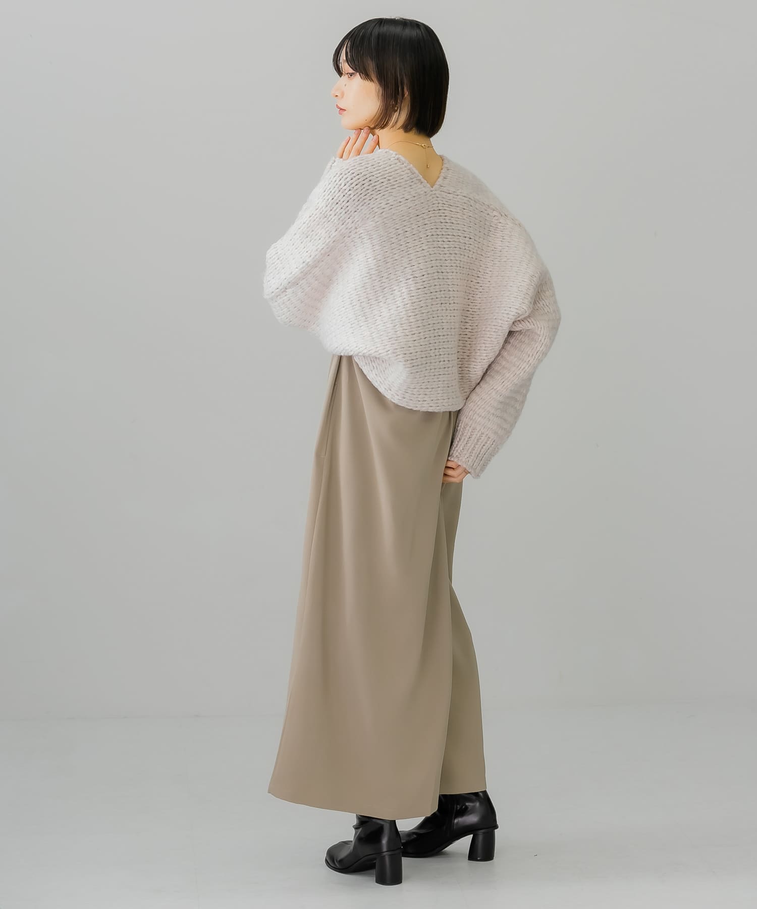 身長：159cm サイズ：one