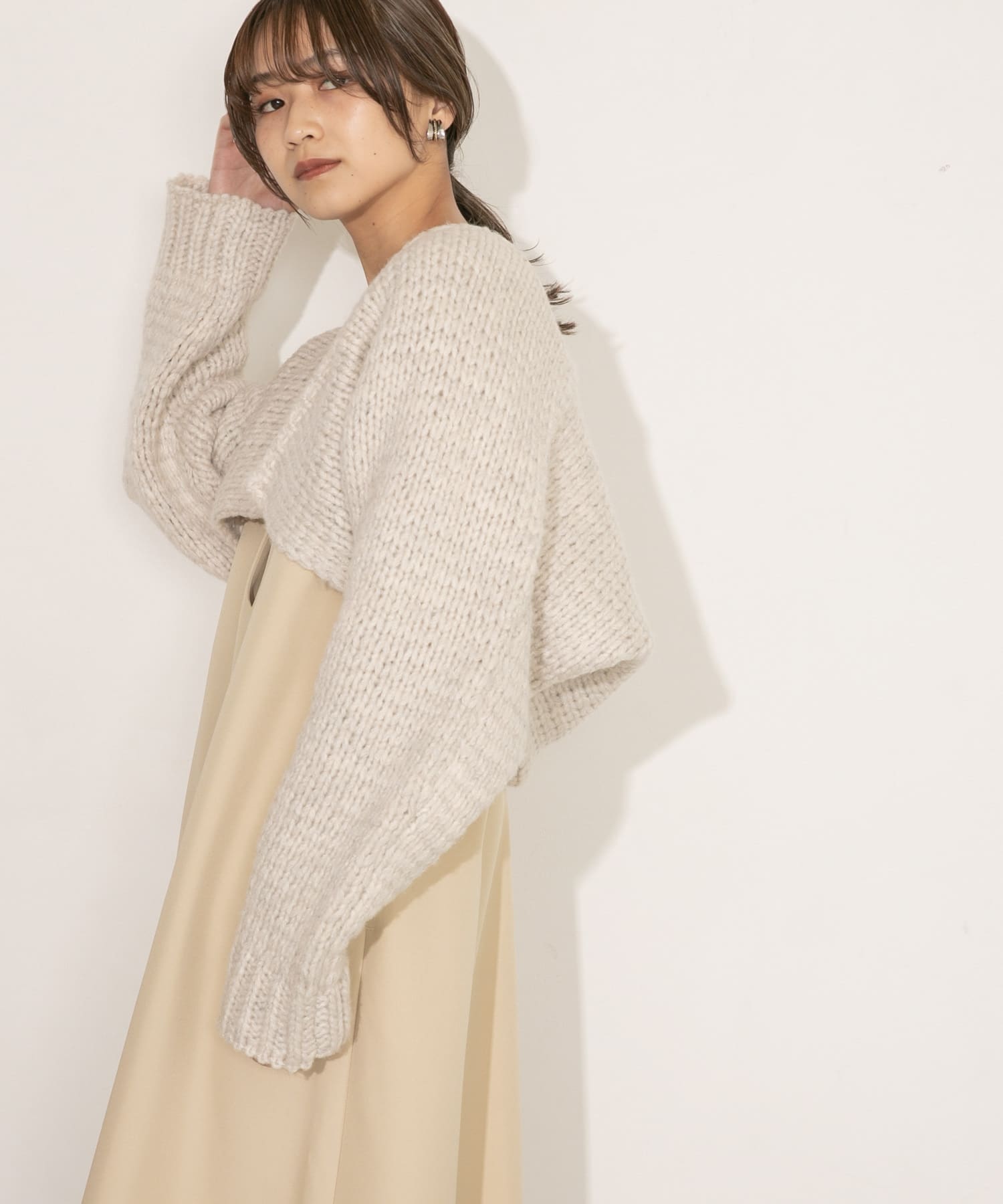身長：165cm サイズ：one