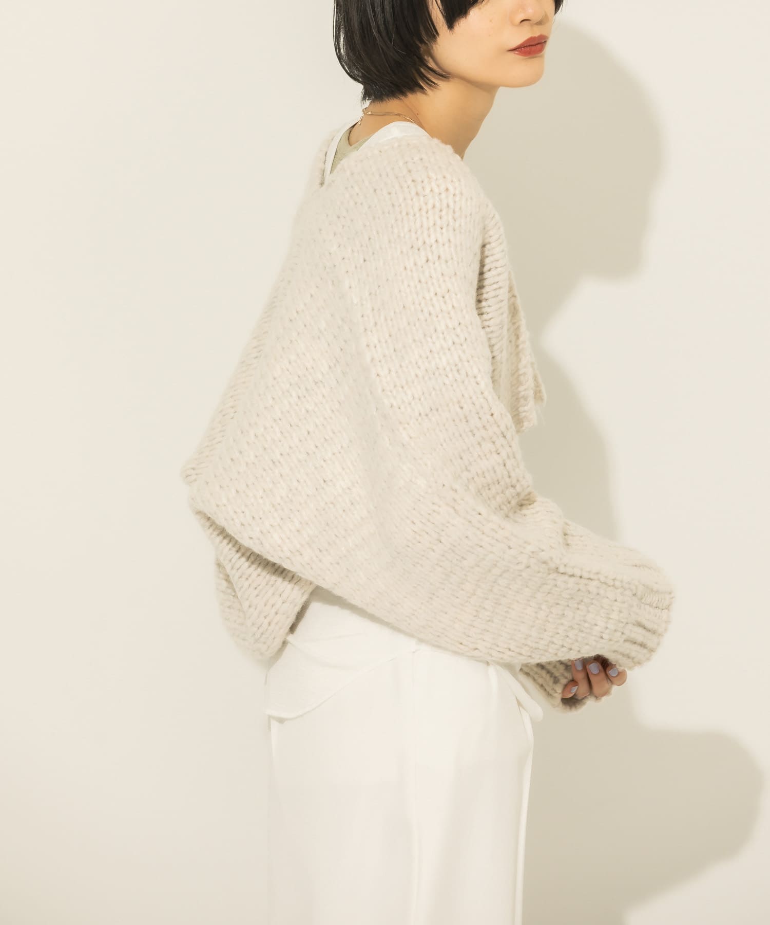 身長：159cm サイズ：one