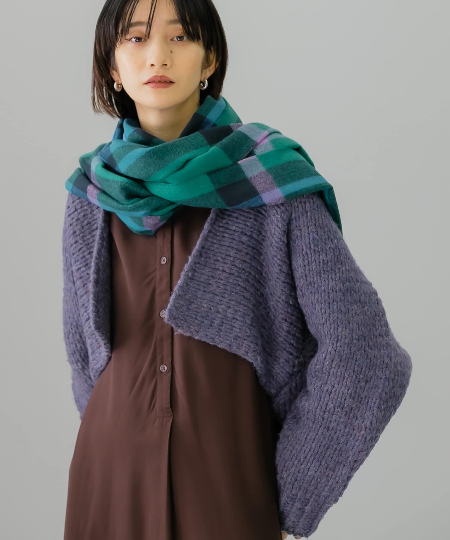 身長：159cm サイズ：one