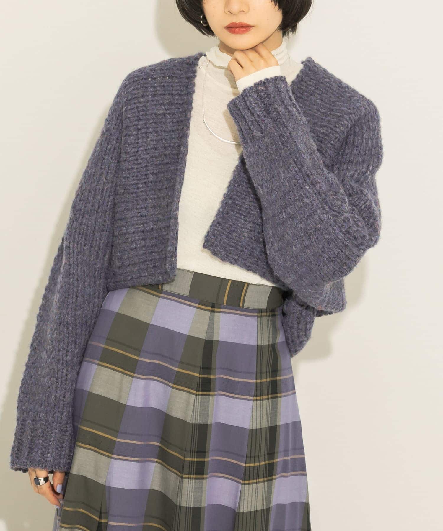 身長：159cm サイズ：one