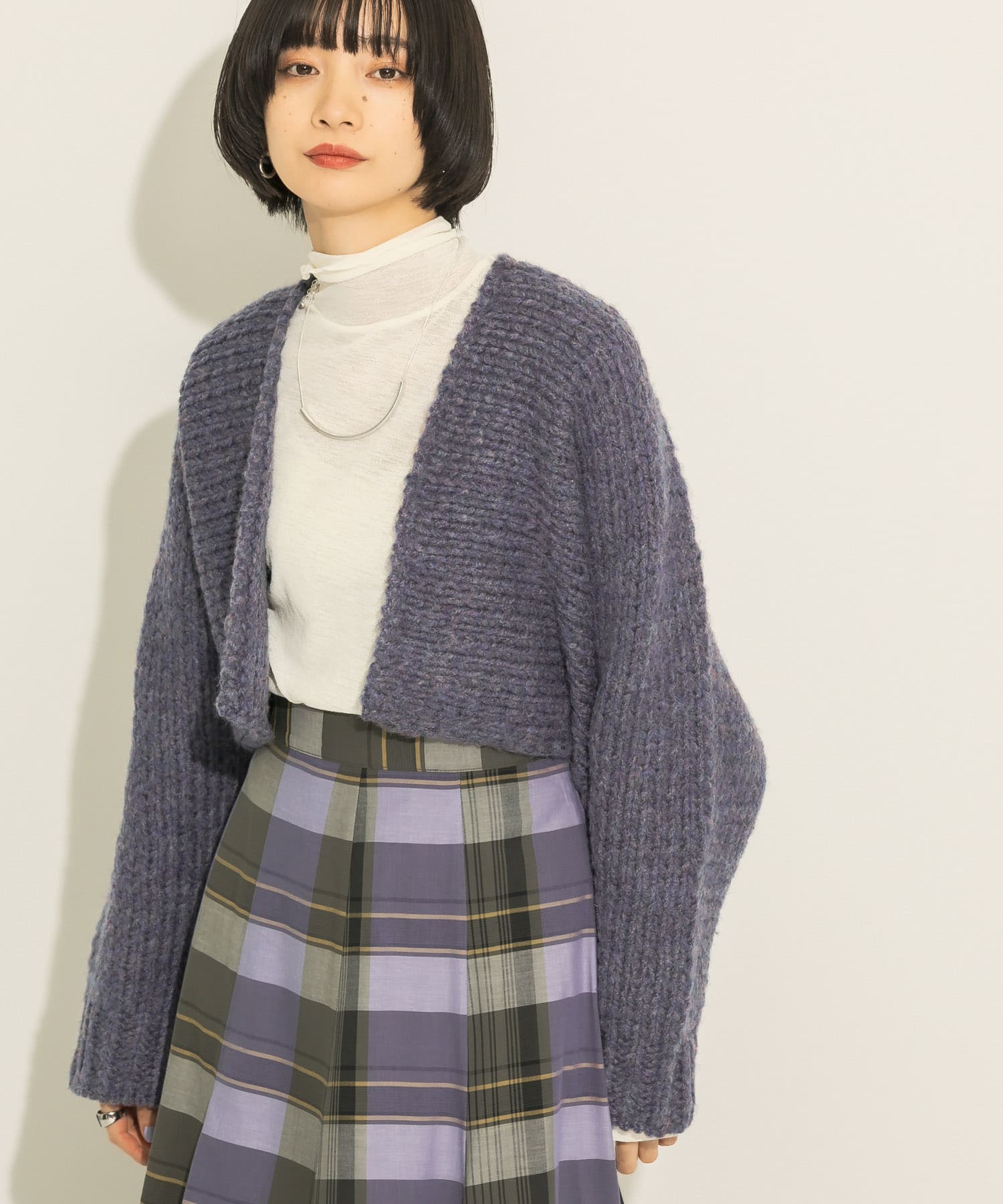 身長：159cm サイズ：one