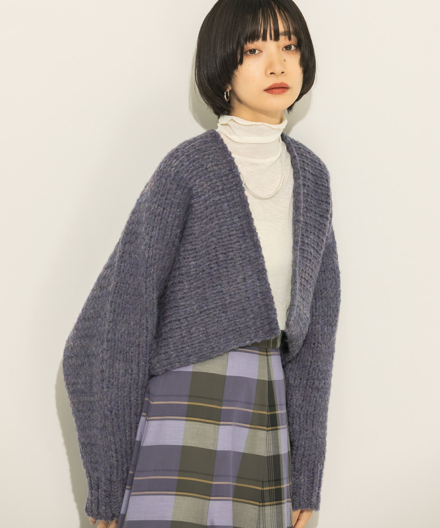 身長：159cm サイズ：one