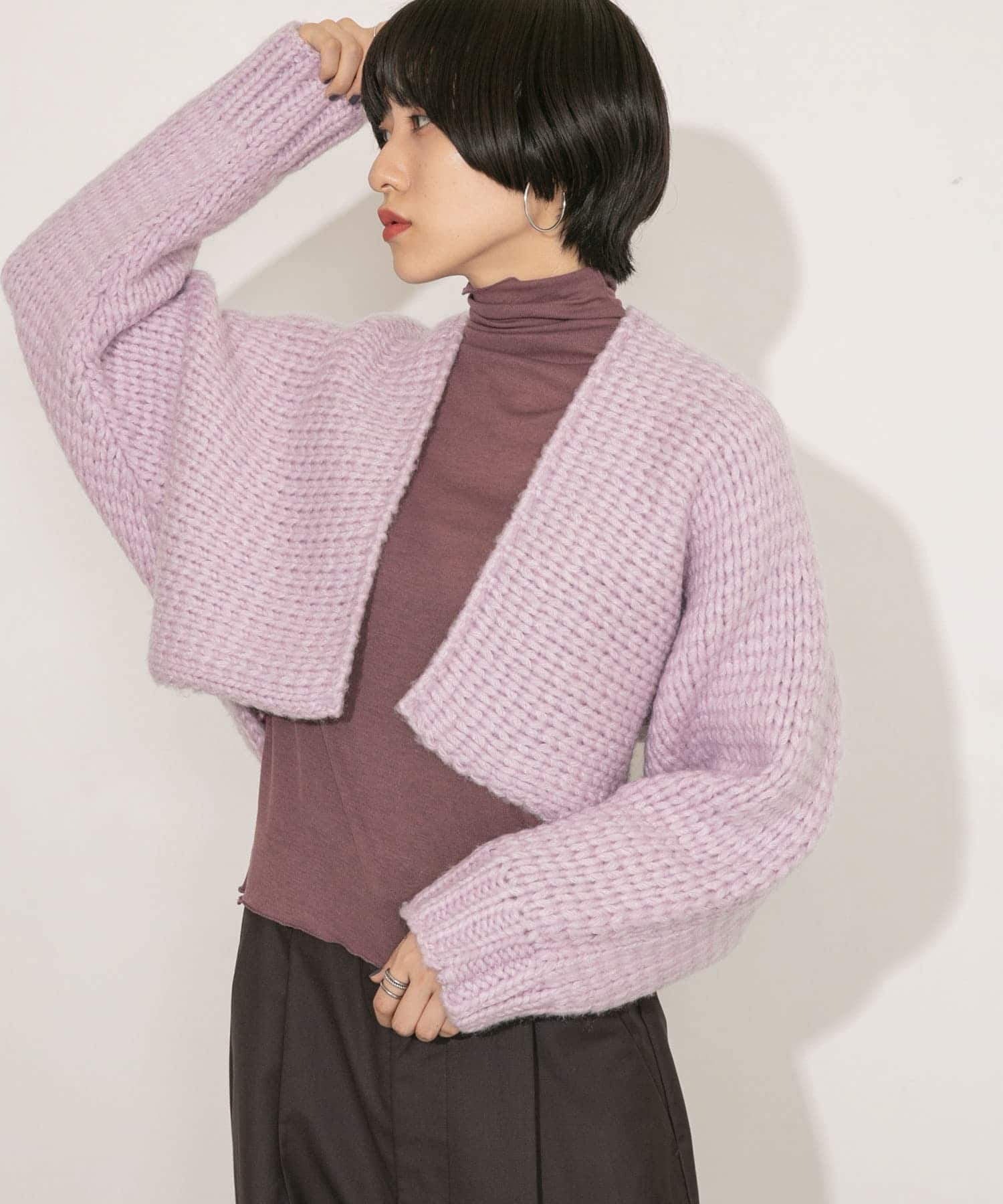 身長：159cm サイズ：one