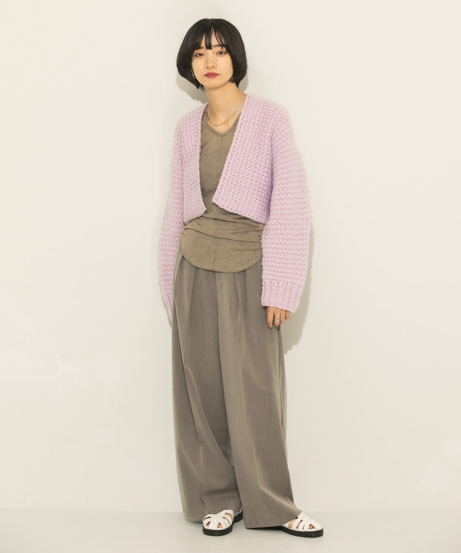 身長：159cm サイズ：one