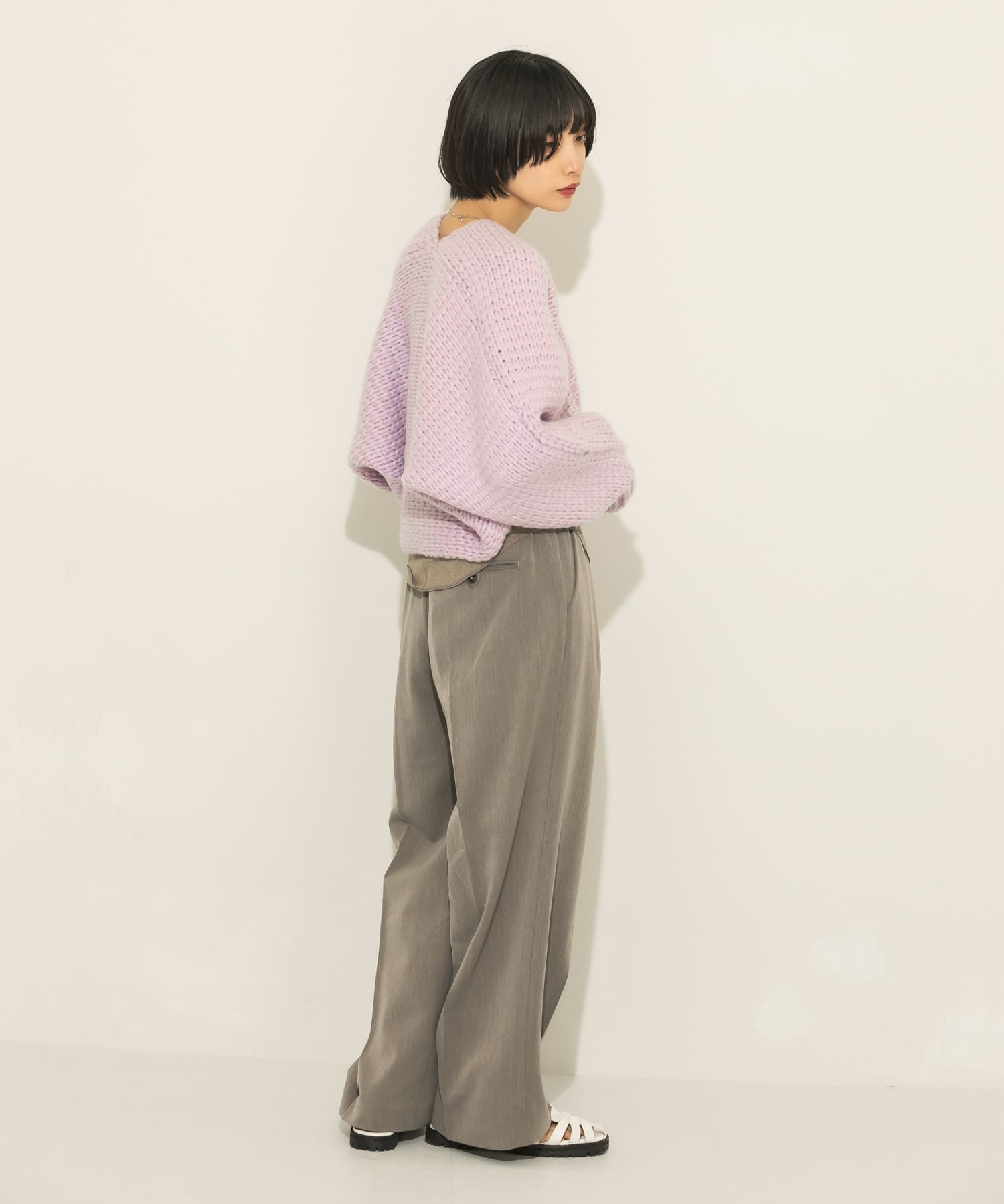 身長：159cm サイズ：one