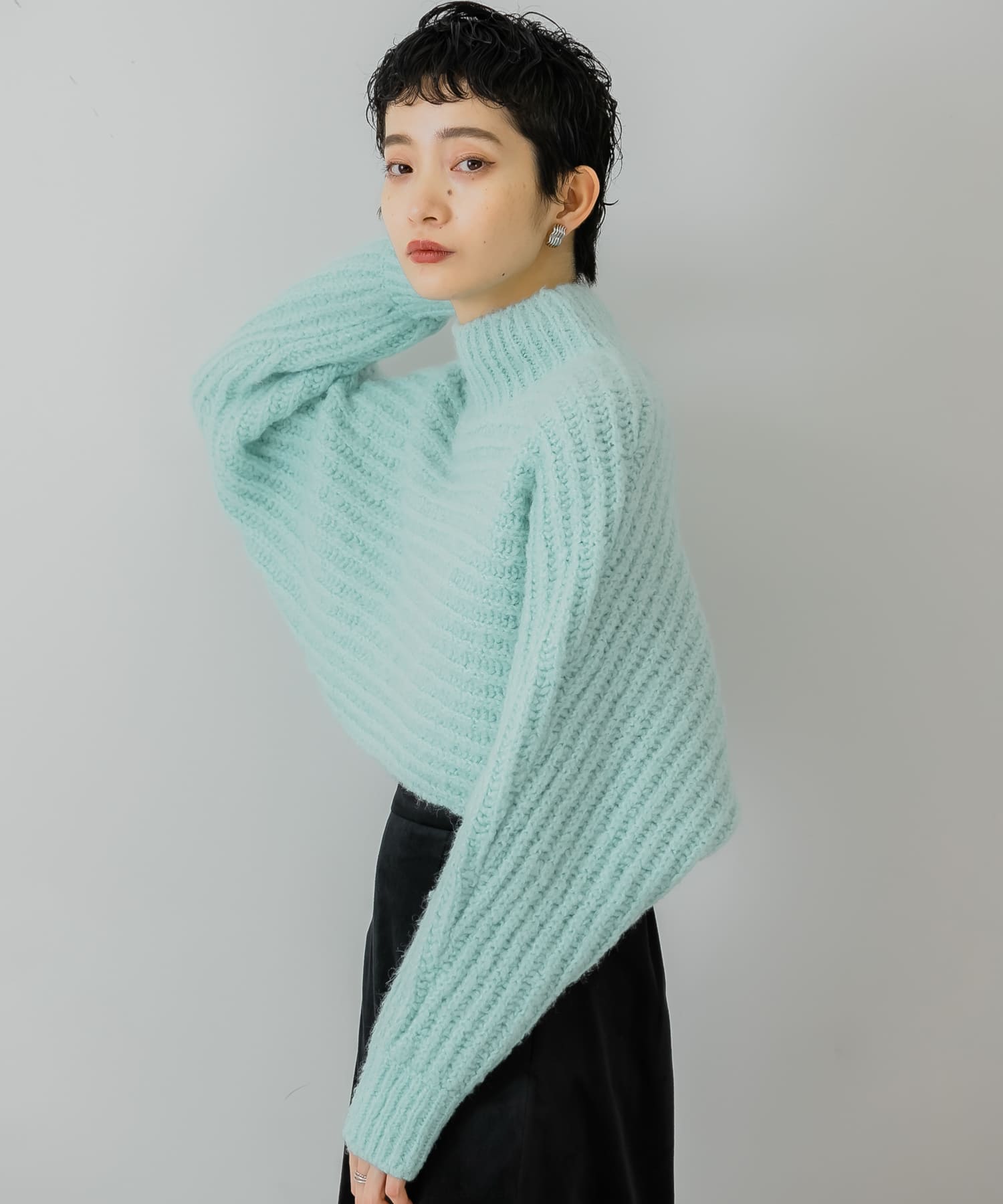 身長：159cm サイズ：one