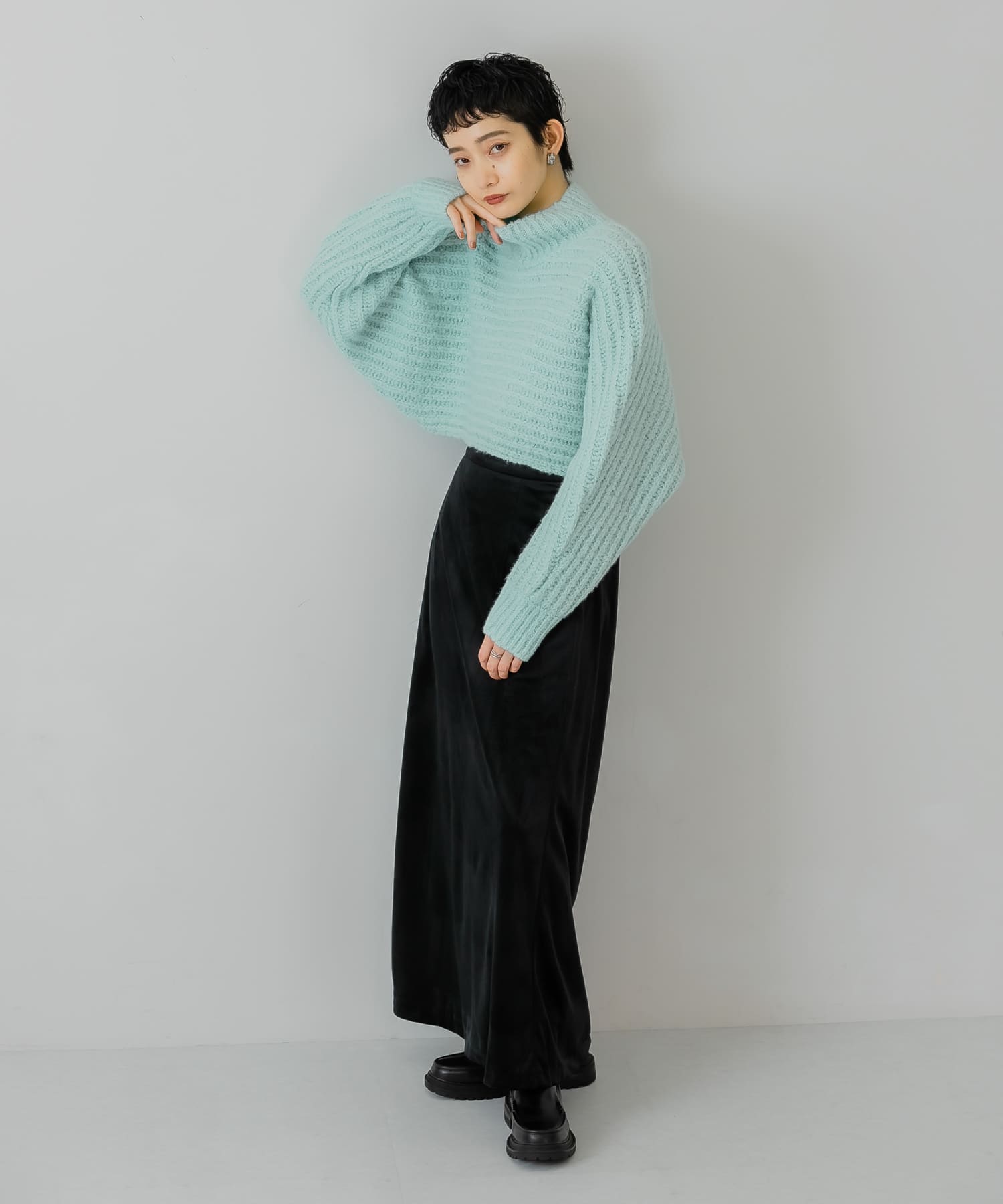 身長：159cm サイズ：one