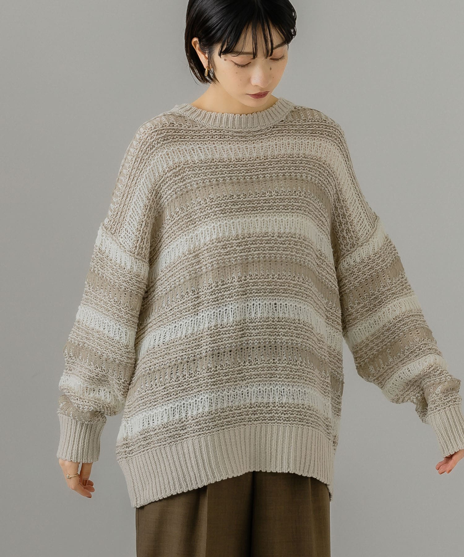 身長：159cm サイズ：one