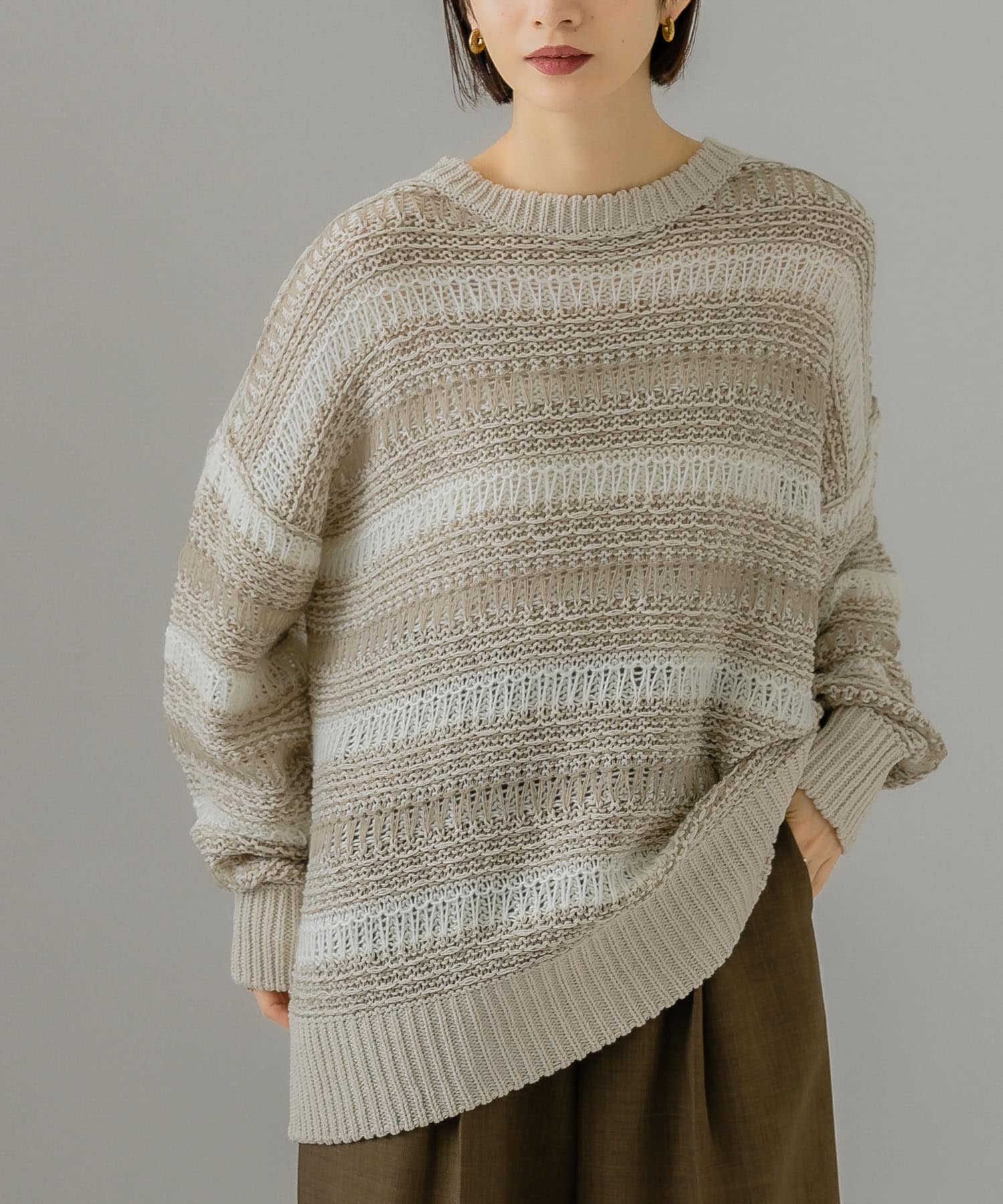 身長：159cm サイズ：one
