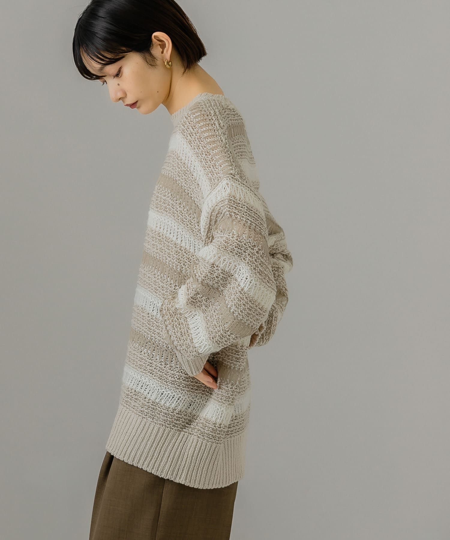身長：159cm サイズ：one