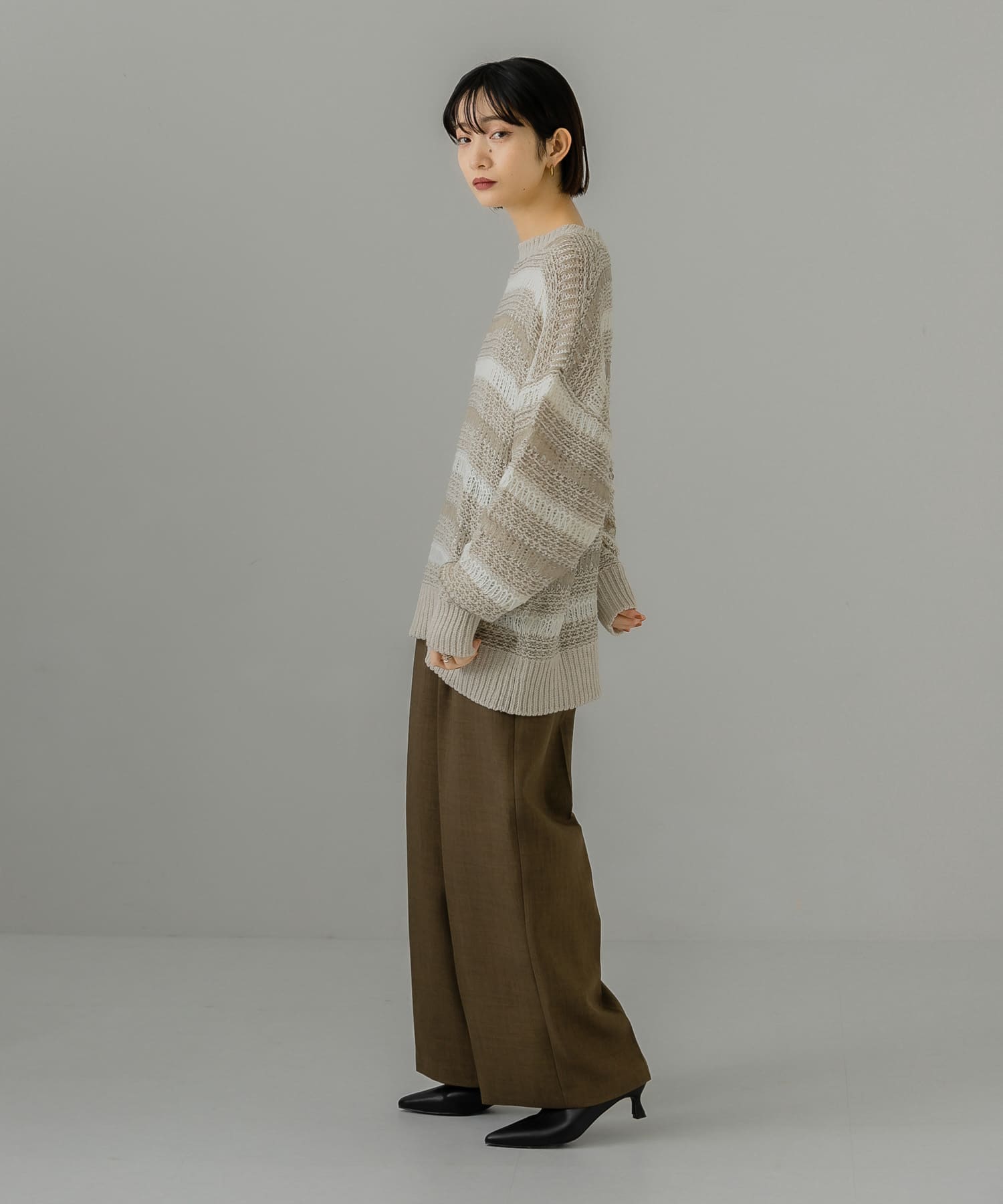 身長：159cm サイズ：one