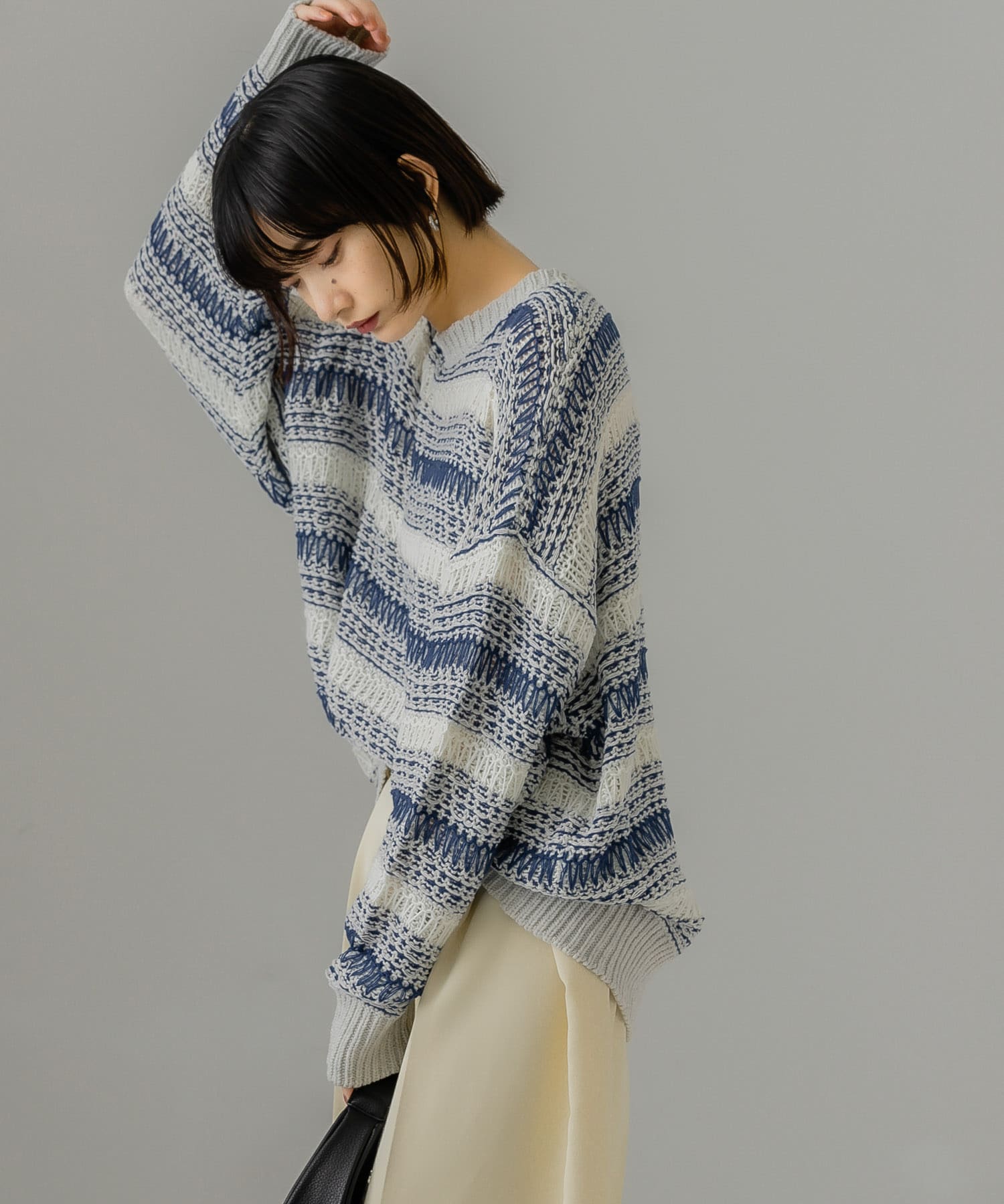 身長：159cm サイズ：one