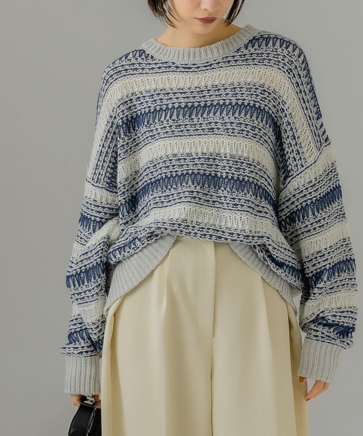 身長：159cm サイズ：one