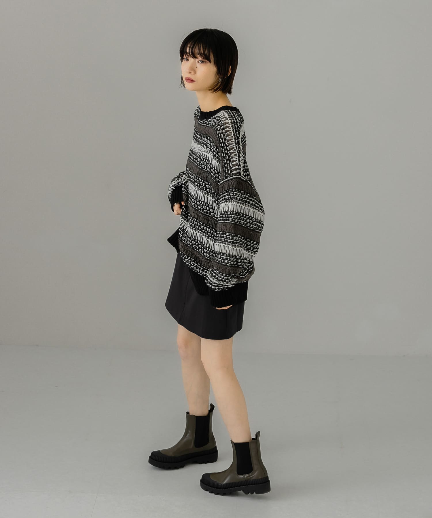 身長：159cm サイズ：one