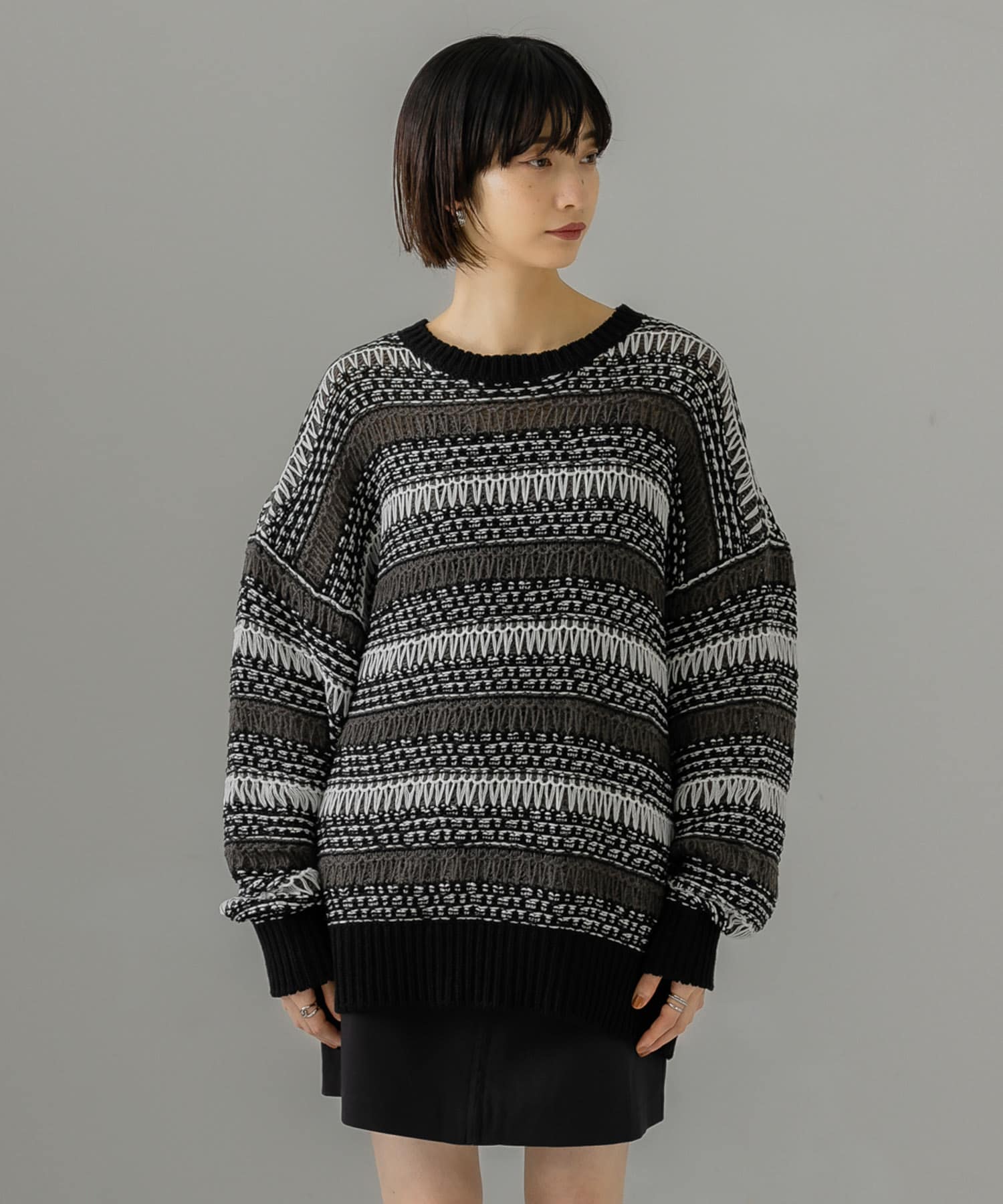 身長：159cm サイズ：one