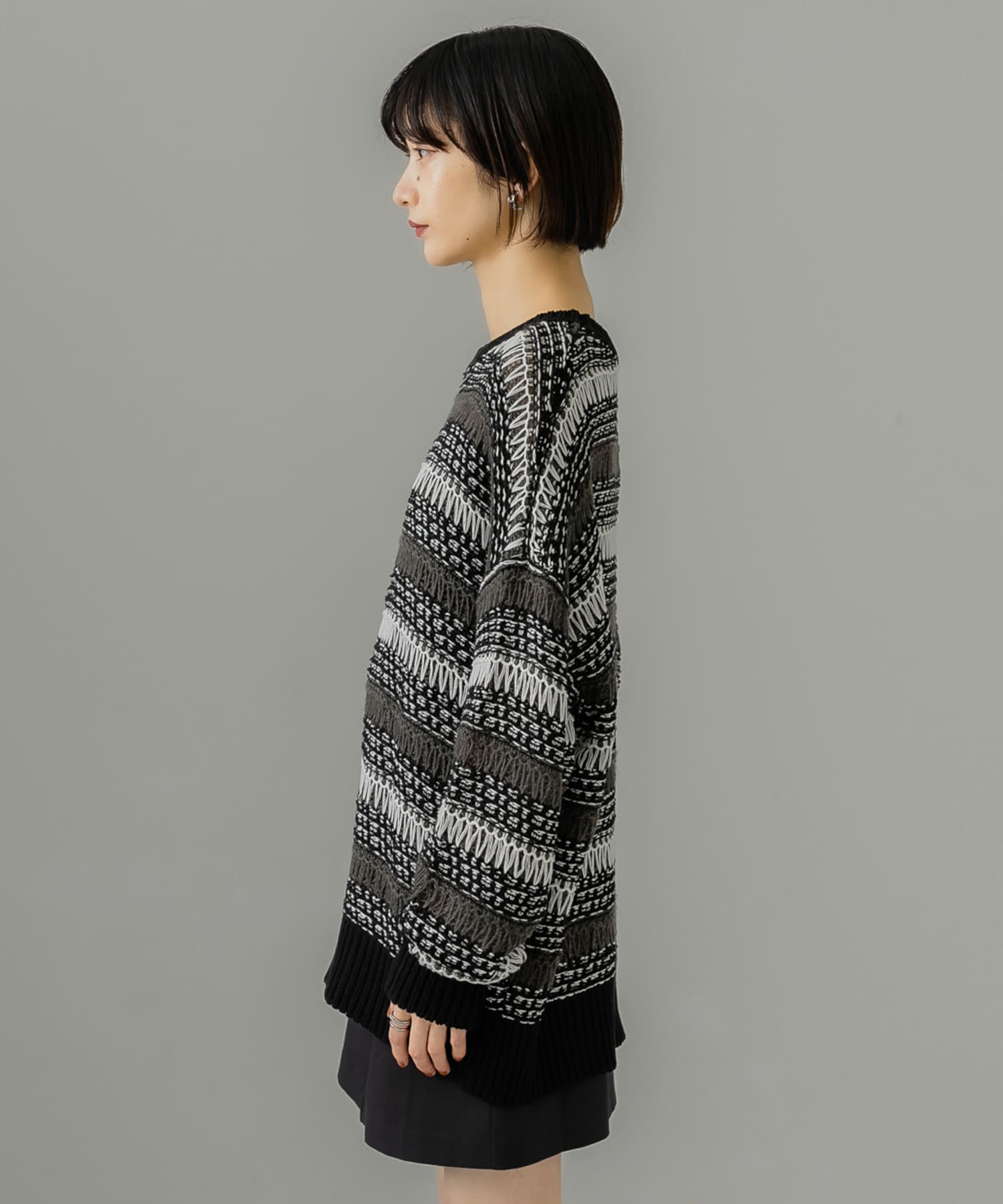 身長：159cm サイズ：one
